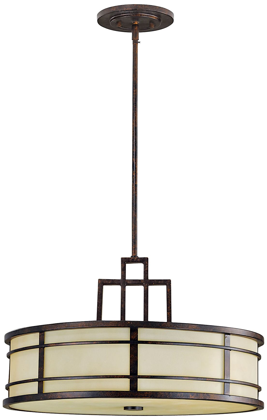 Fusion Collection 21" Wide Duo-Mount Pendant Ceiling Light