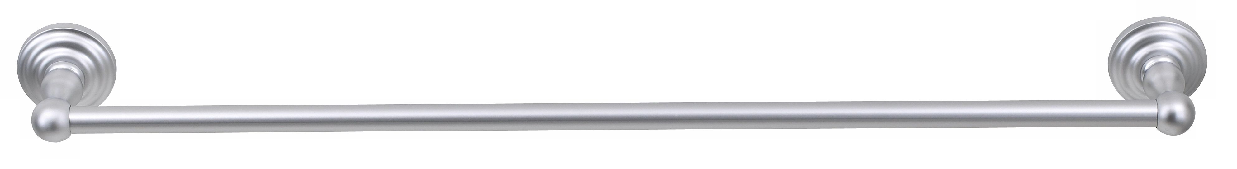 Brentwood Satin Chrome 30" Bathroom Towel Bar