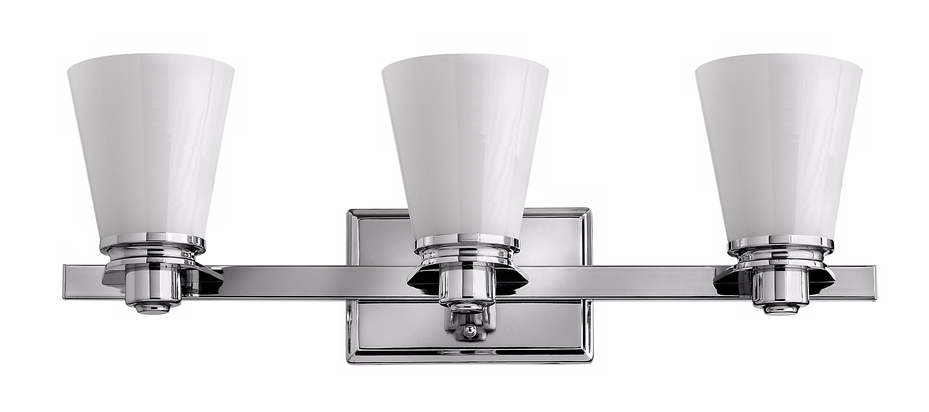 Hinkley Avon Collection Chrome 23" Wide Bathroom Light