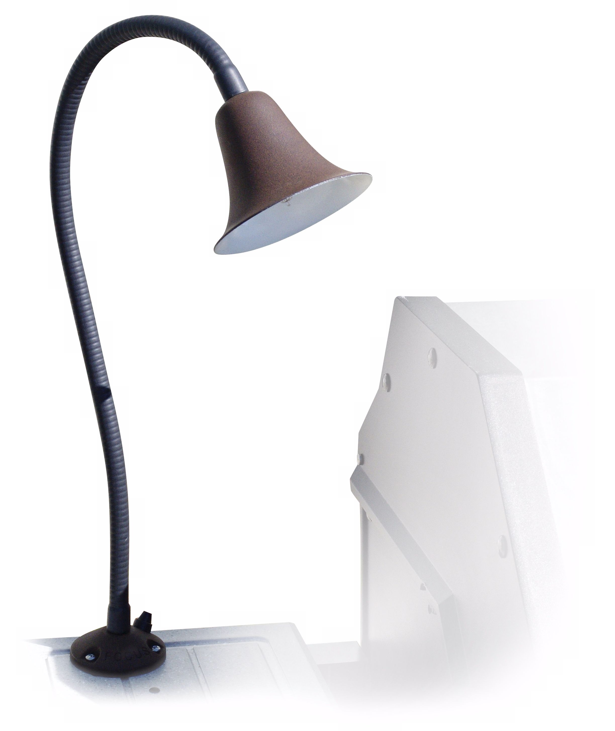 Black Textured Aluminum Bell Line Voltage Barbecue Light