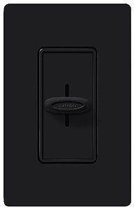 Lutron Skylark 600W Single Pole Slide Black Dimmer