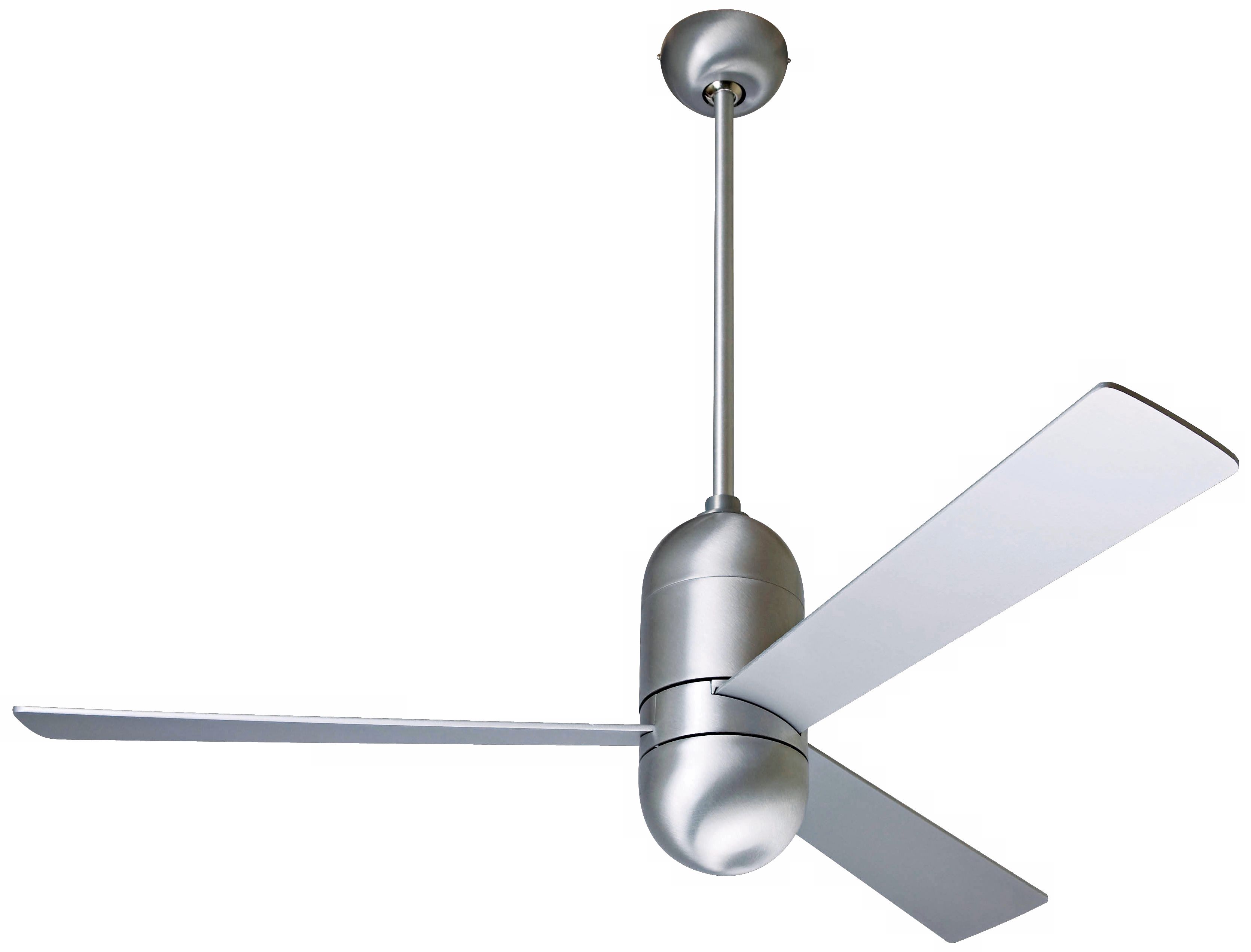 52" Modern Fan Cirrus Aluminum Finish Ceiling Fan