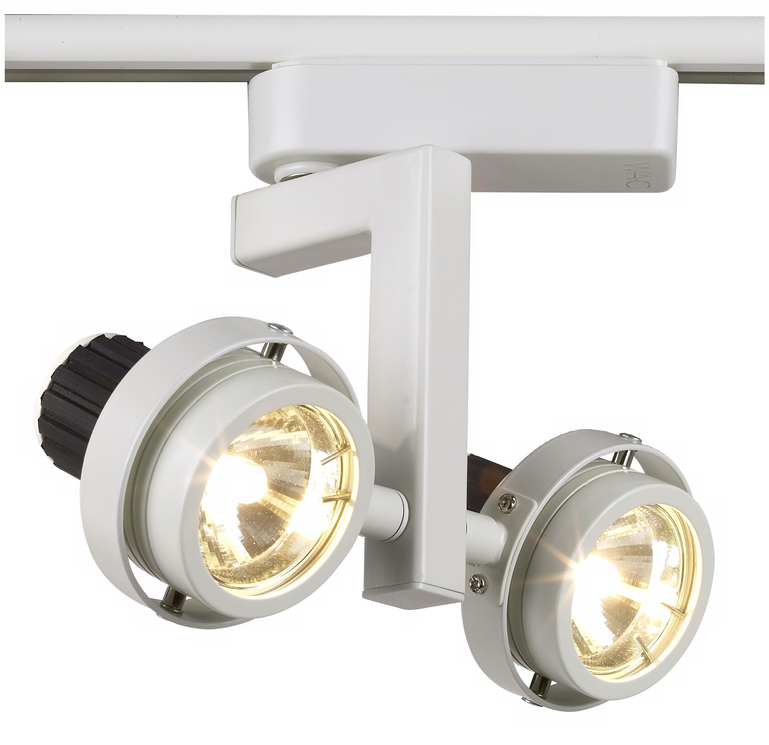 WAC Series 817 White Adjustable Heads Track Light