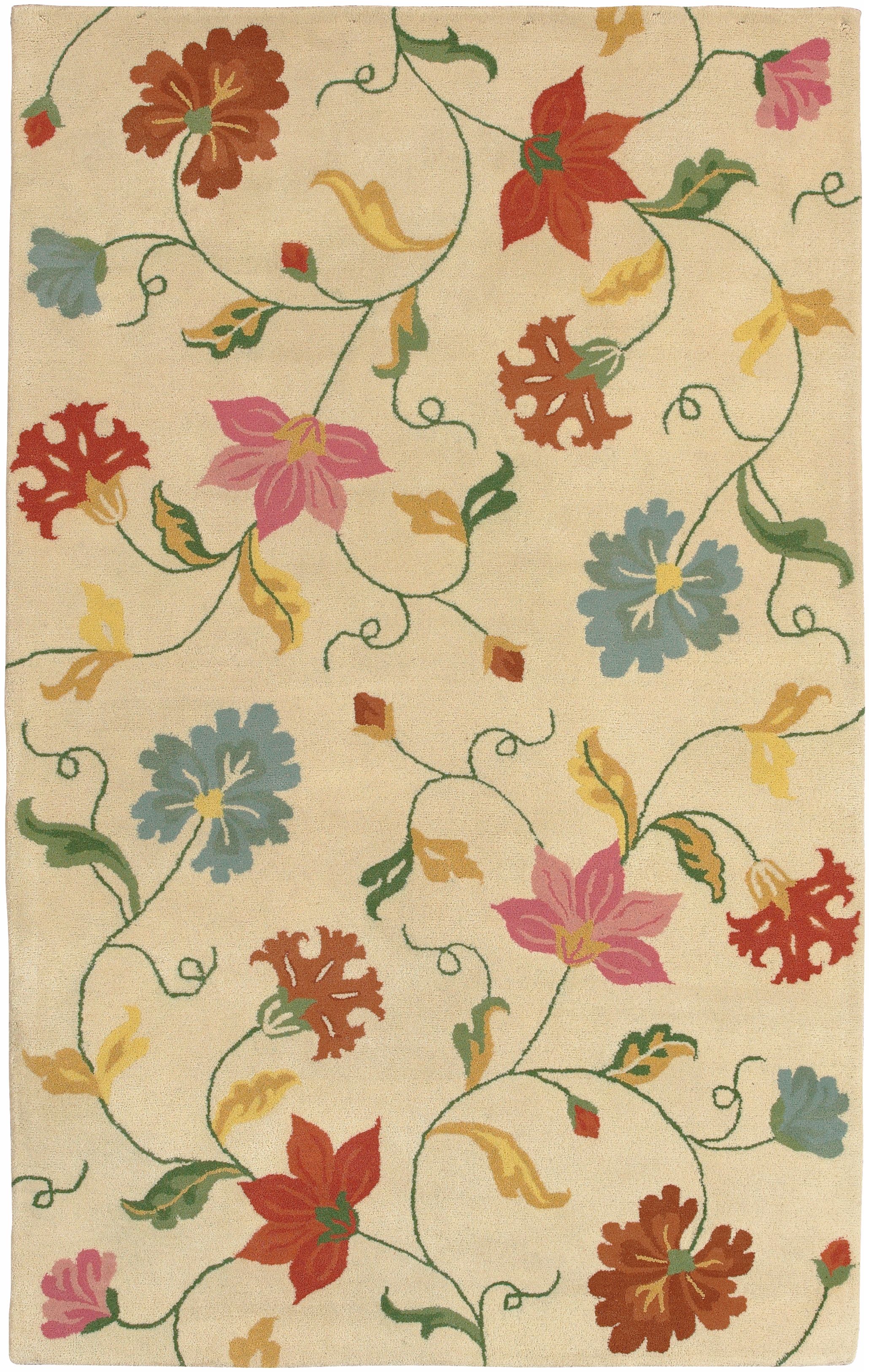 Studio Rowe Pastel Vines Handmade Rug