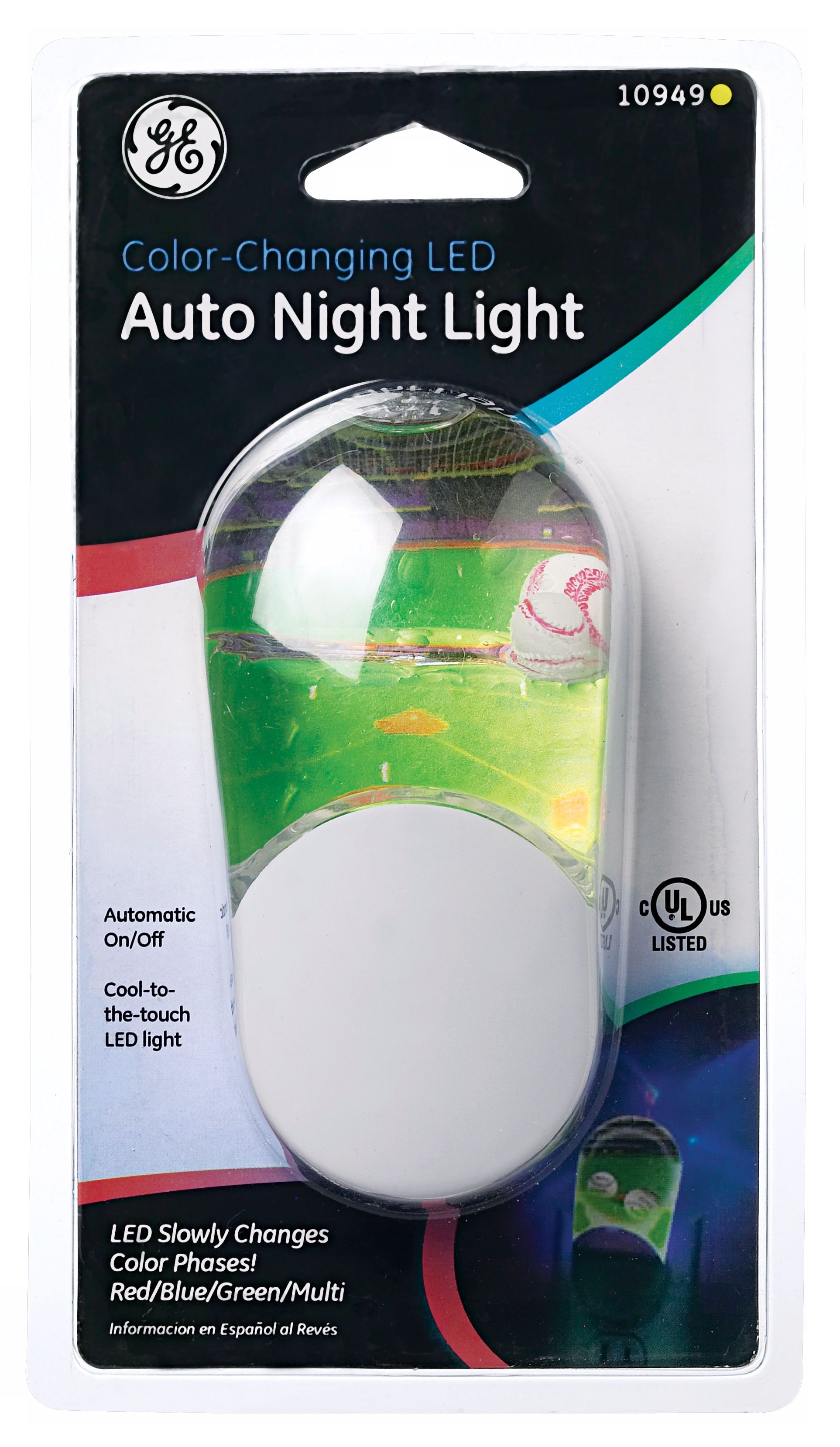 Color Changing Baseball LED Night Light