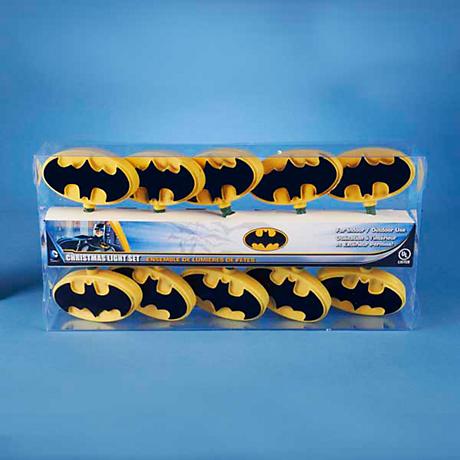 Batman Logo 10-Light String Party Lights - #5W563 www.lampsplus.com