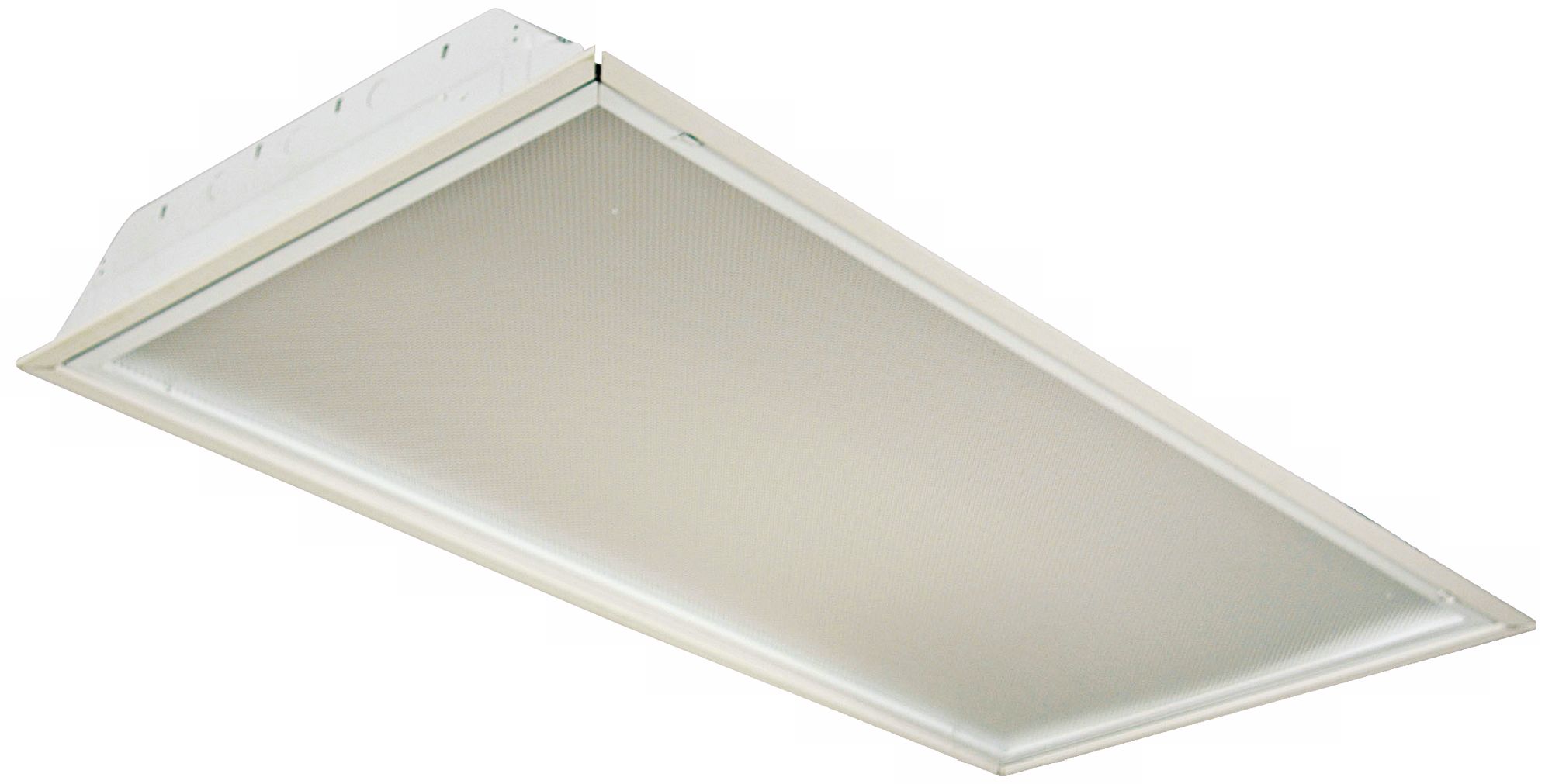 White Finish 48" Wide Ceiling Light Fixture