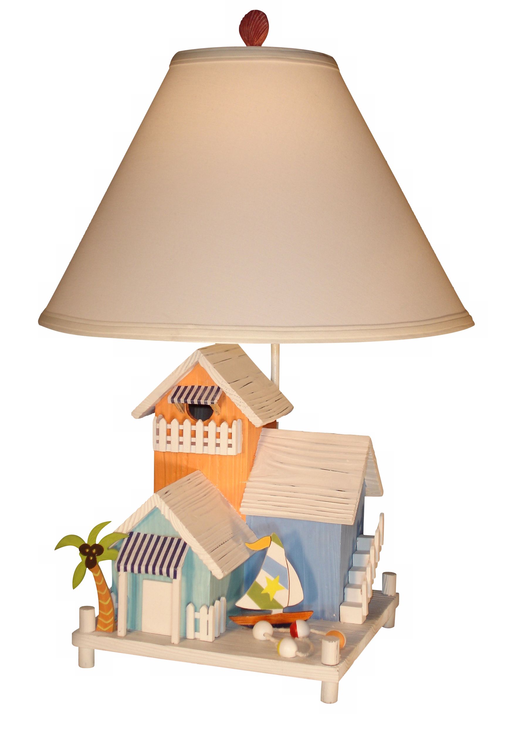 Three Beach House Table Lamp