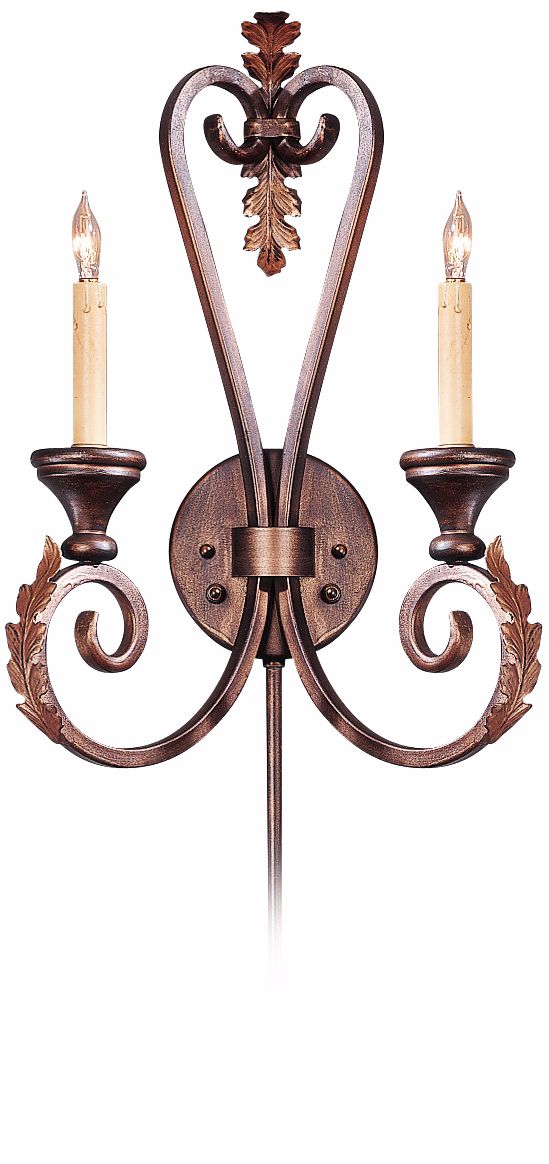 Currey and Company Orleans 20" High Plug-In Wall Sconce