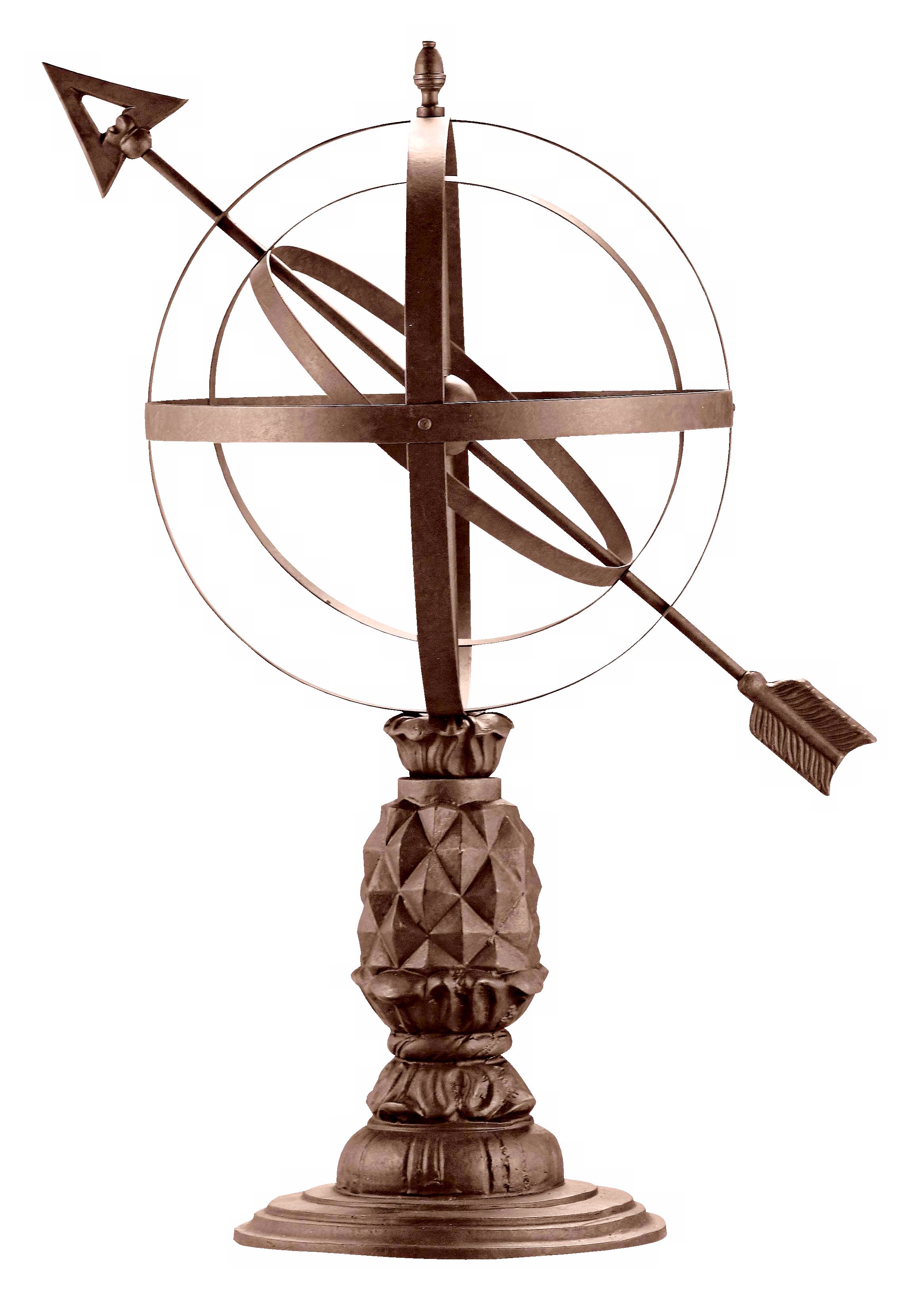 Williamsburg Pineapple Armillary Sphere Garden Statuary