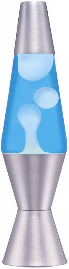 Blue and White Petite Lava Lamp