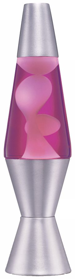 Pink and White Petite Lava Lamp