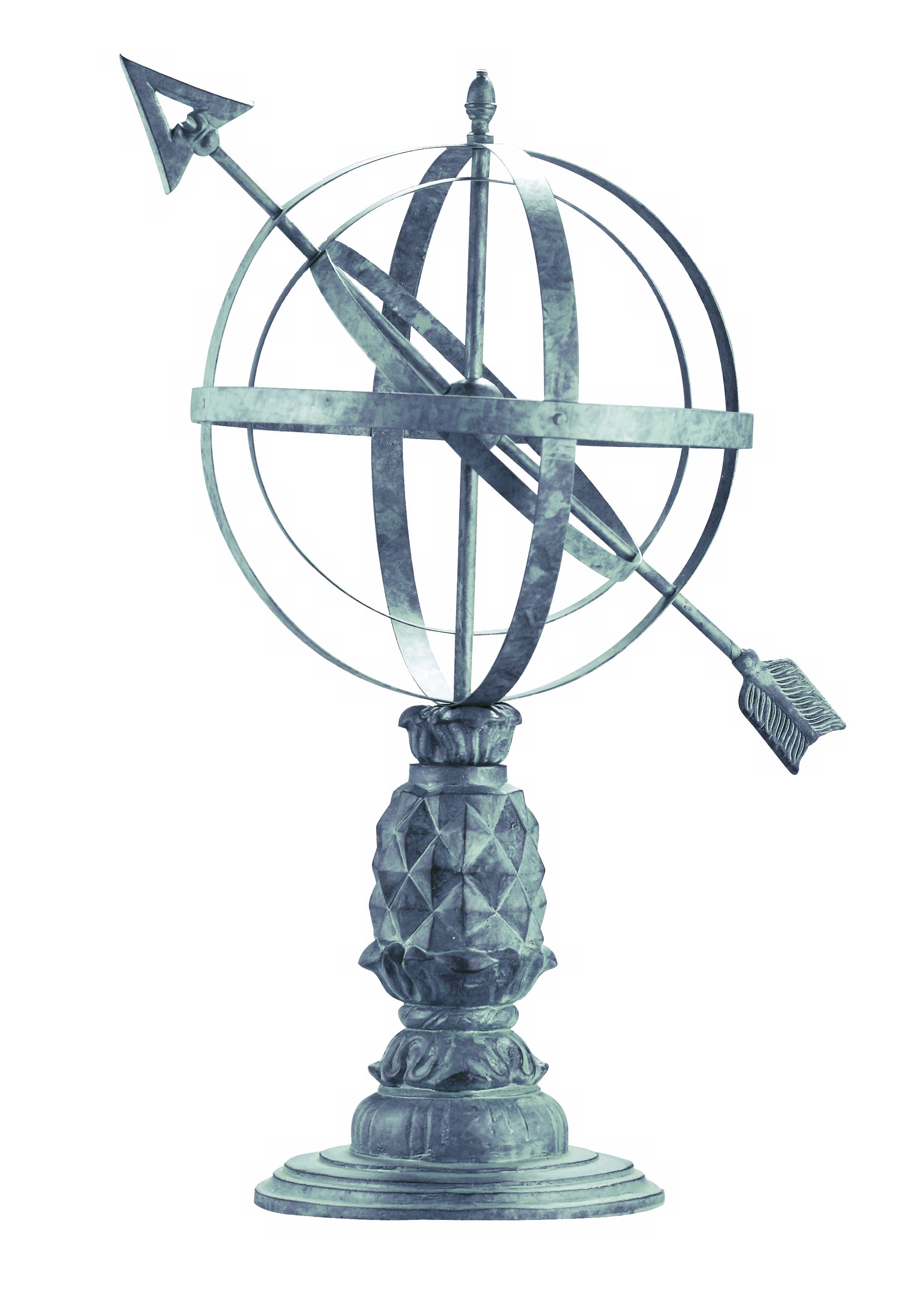 Williamsburg Verdigris Armillary Sphere Garden Statuary