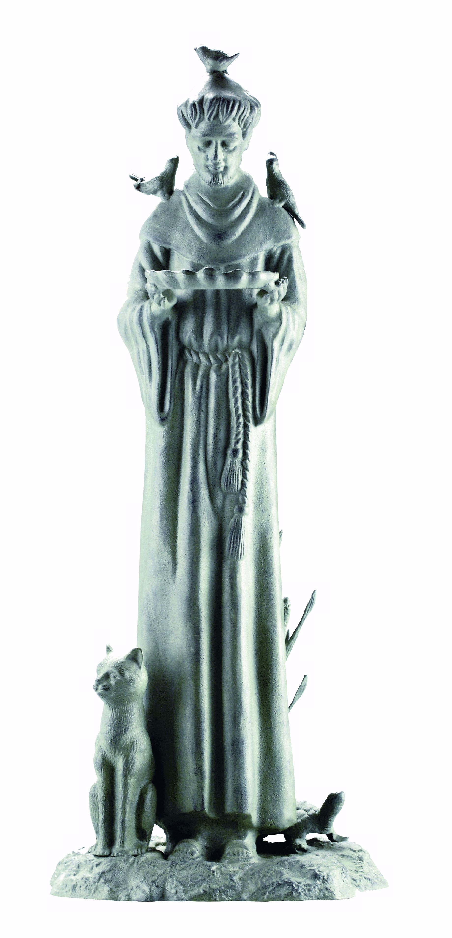 Verdigris Finish Williamsburg St. Francis Garden Statuary