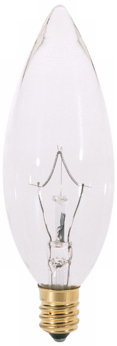 25 Watt Candelabra Torpedo Light Bulb