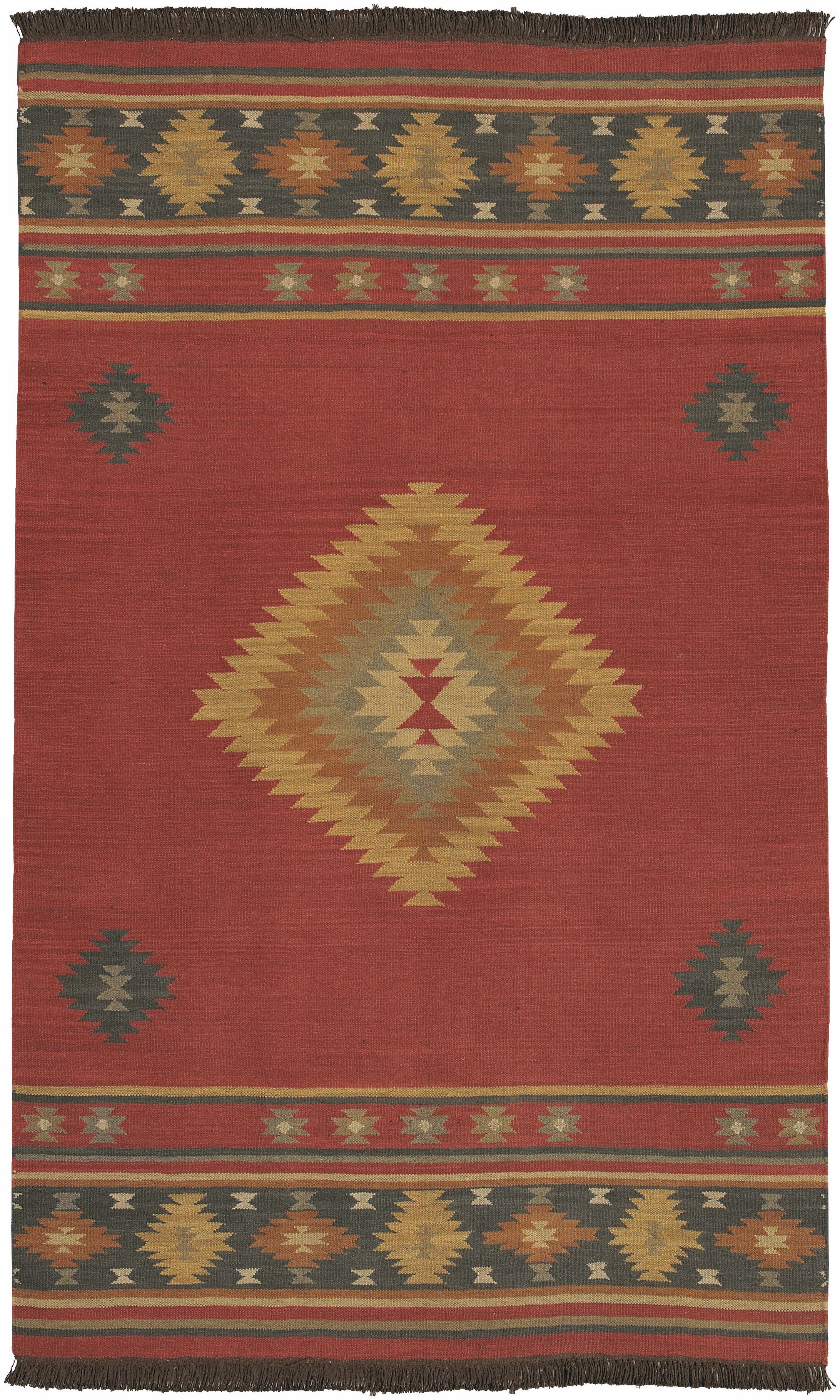 Surya Jewel Tone JT-1033 Red Clay Area Rug