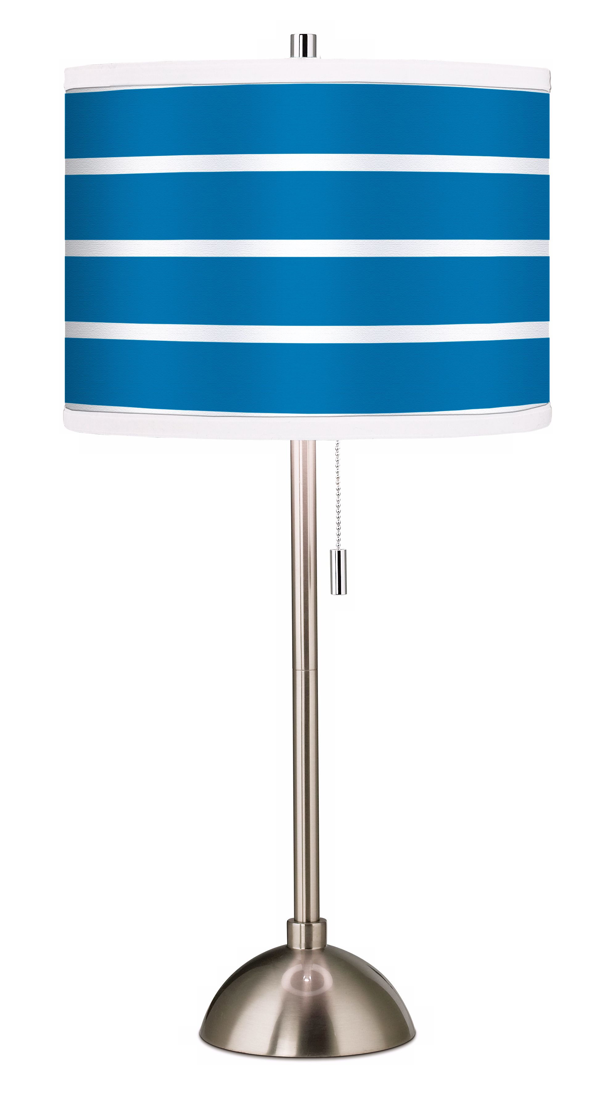 Giclee Bold Blue Stripe Table Lamp
