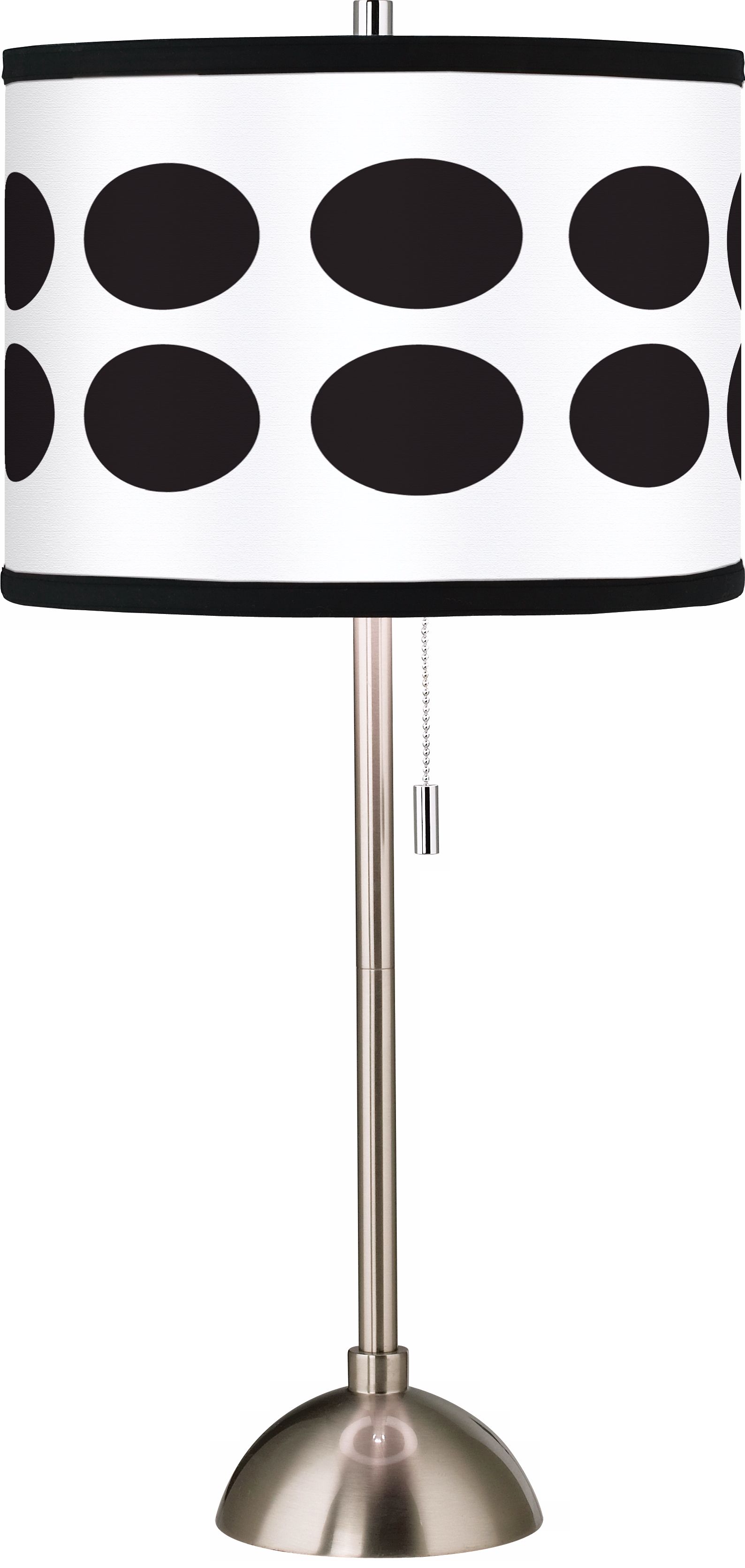Giclee Black Orbs Table Lamp