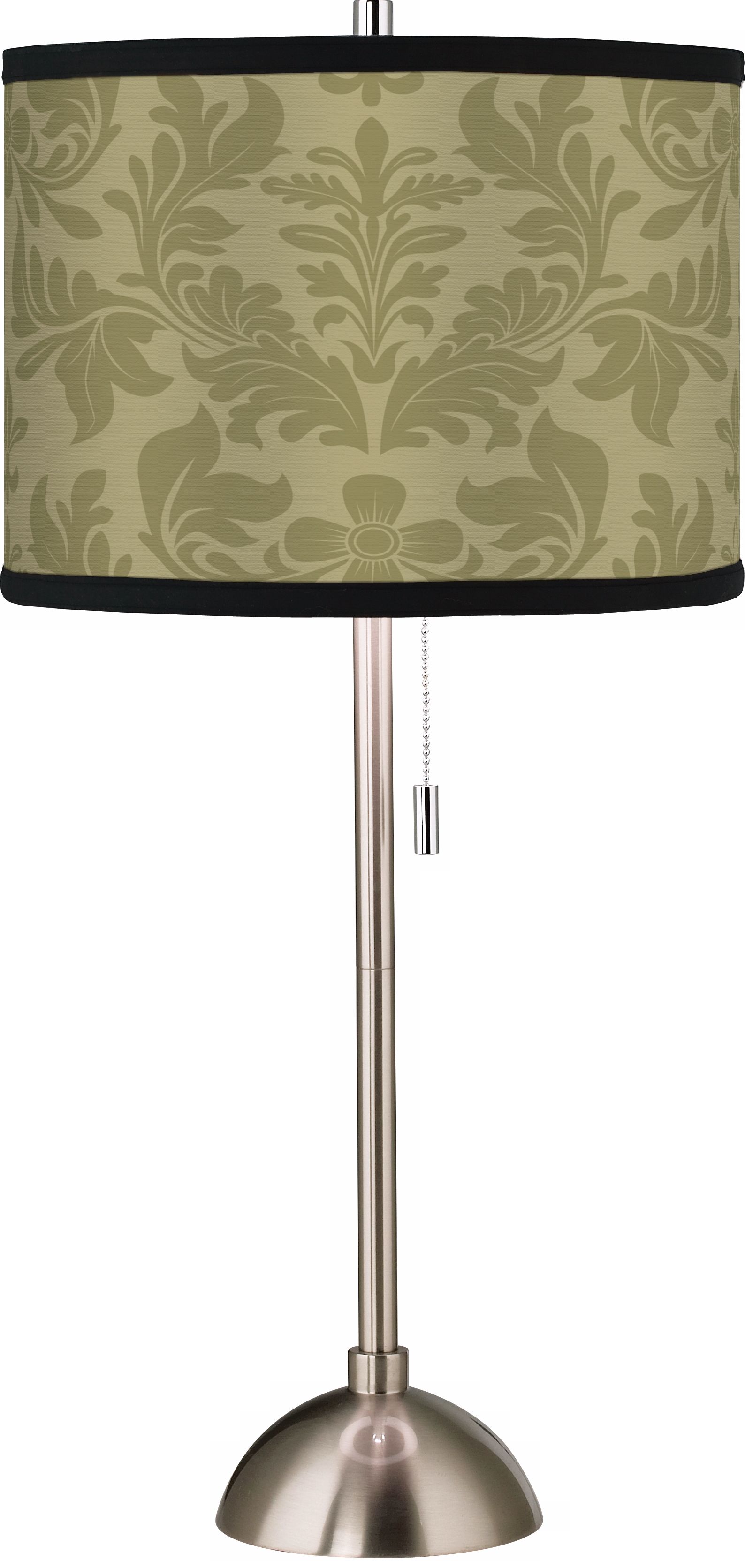 Giclee Khaki Flourish Table Lamp