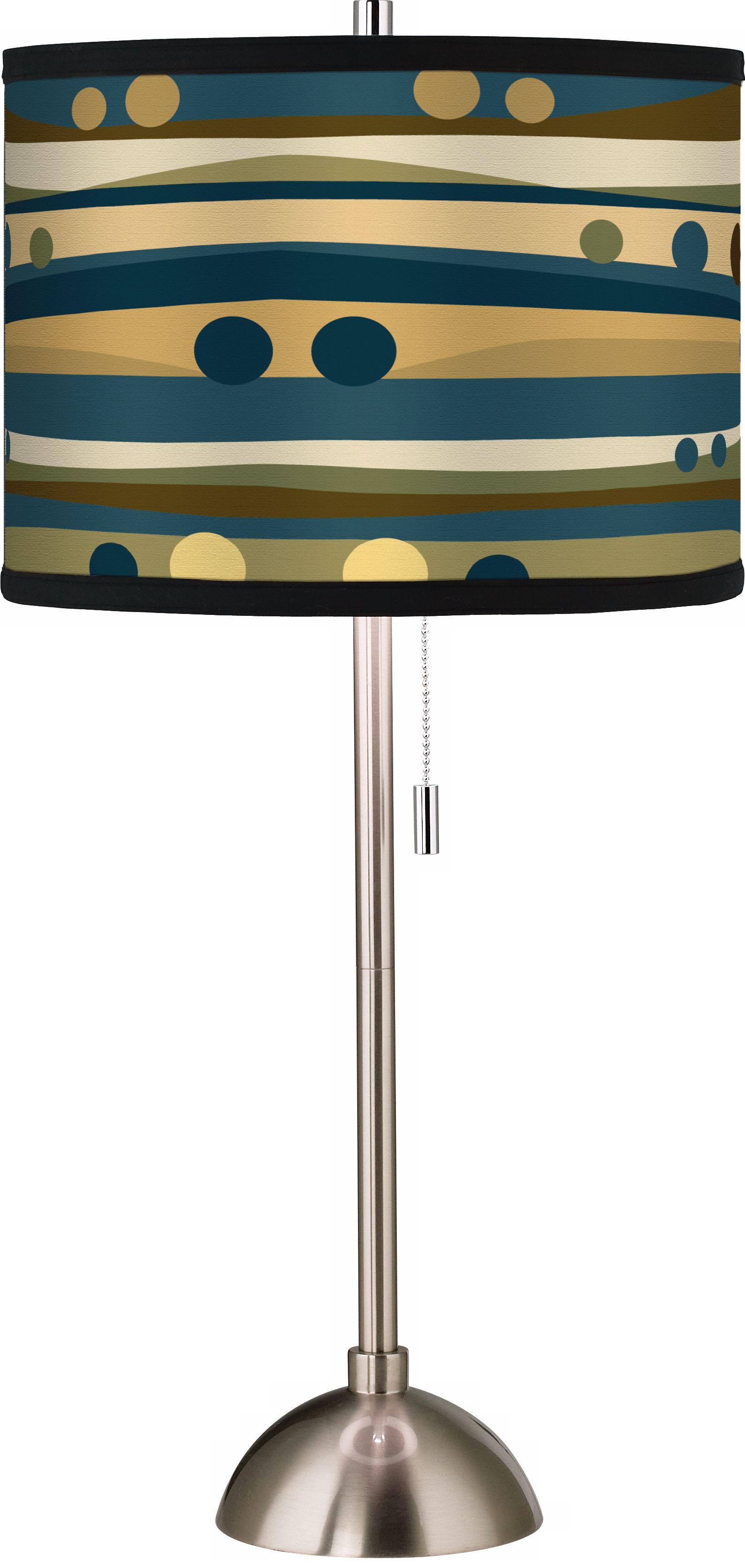 Giclee Dots & Waves Table Lamp