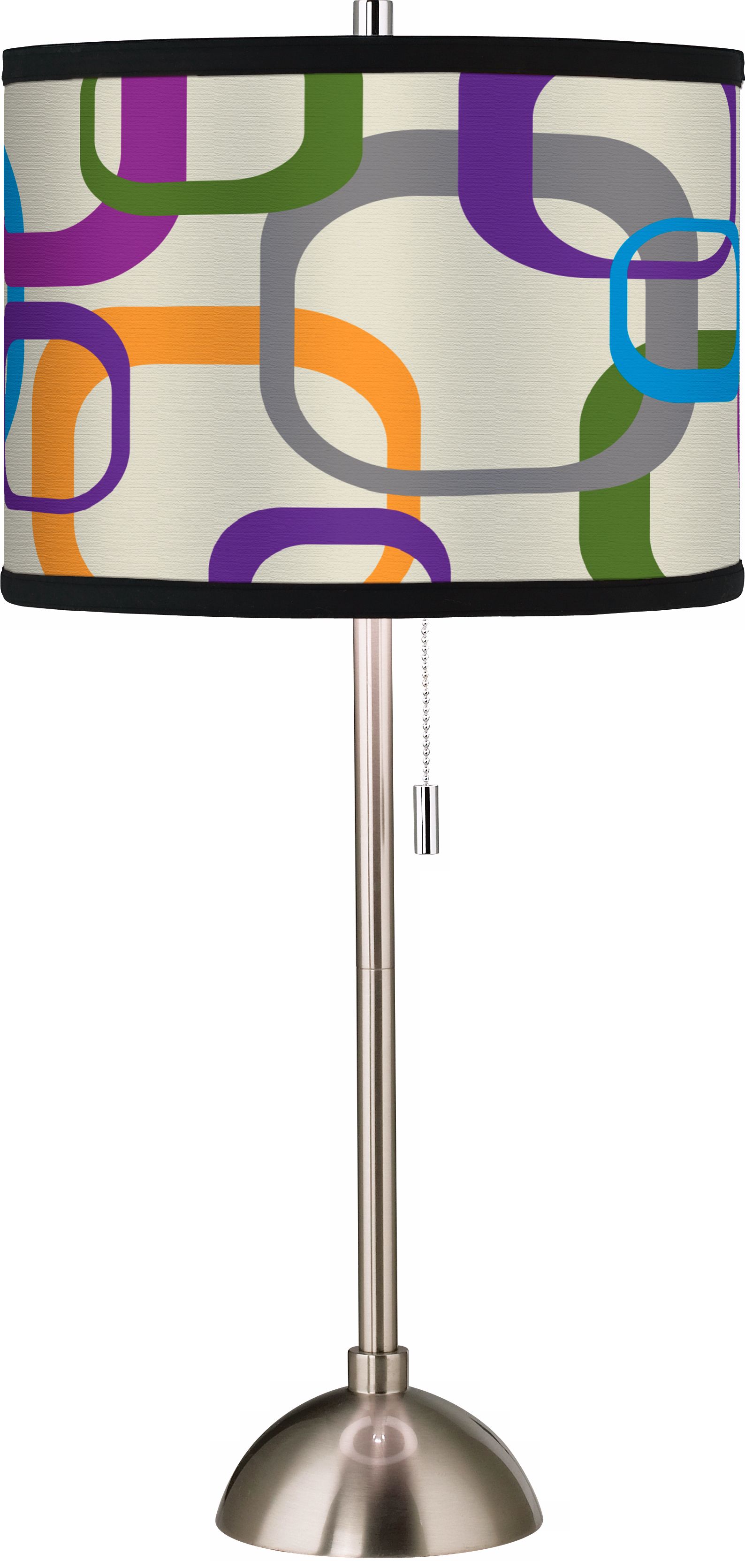Giclee Retro Square Scramble Table Lamp
