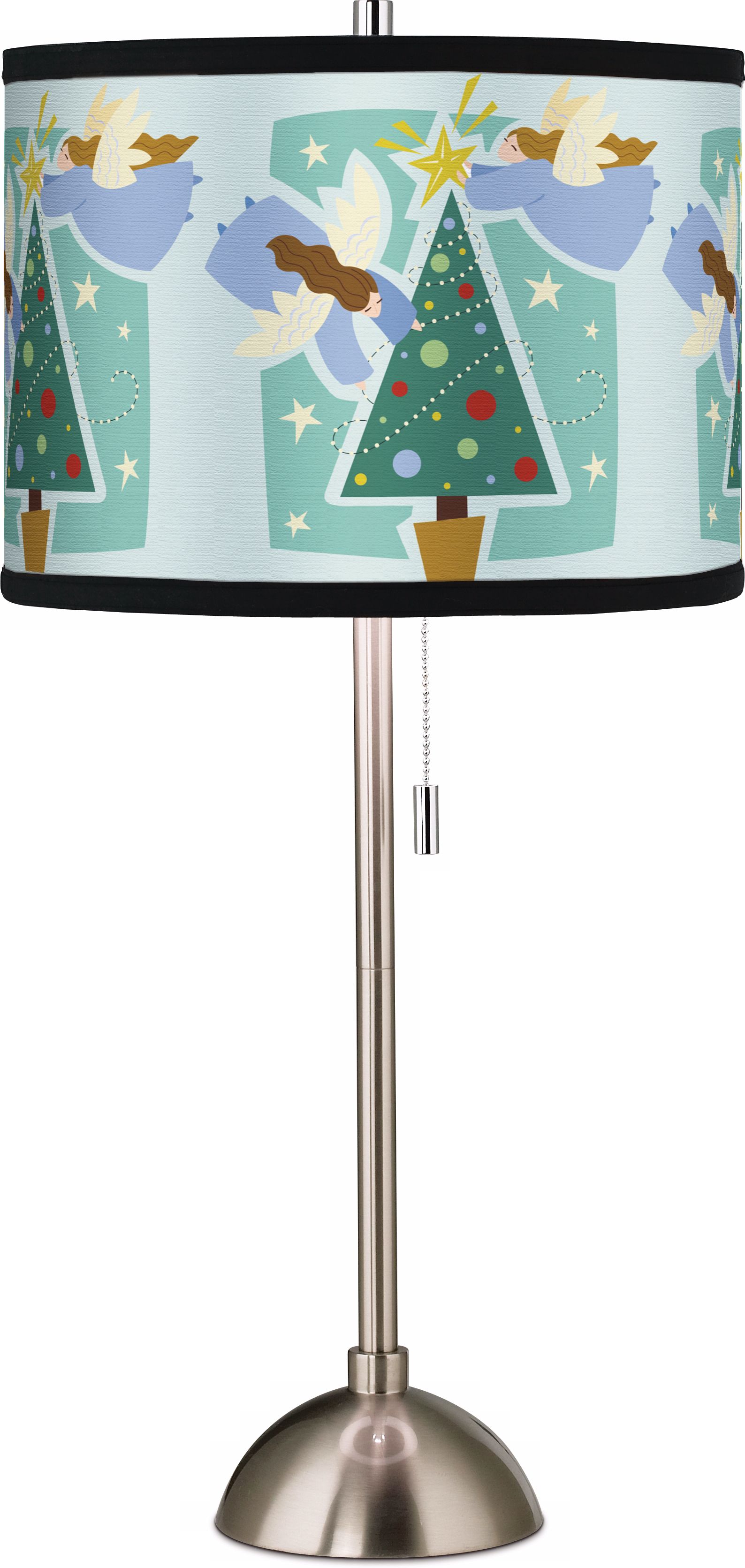 Deck The Halls Holiday Christmas Giclee Table Lamp