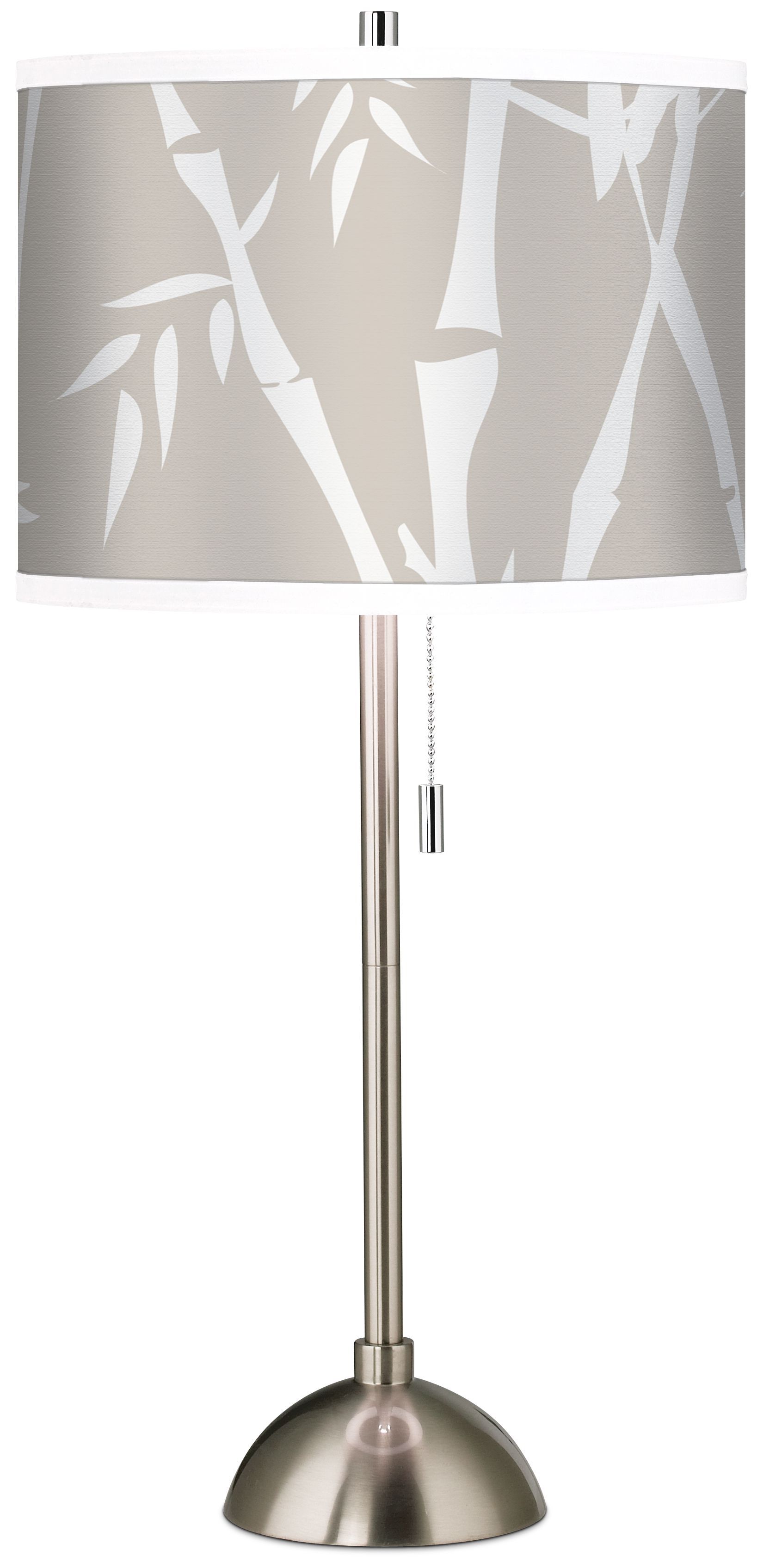 Mist Bamboo Giclee Shade Table Lamp