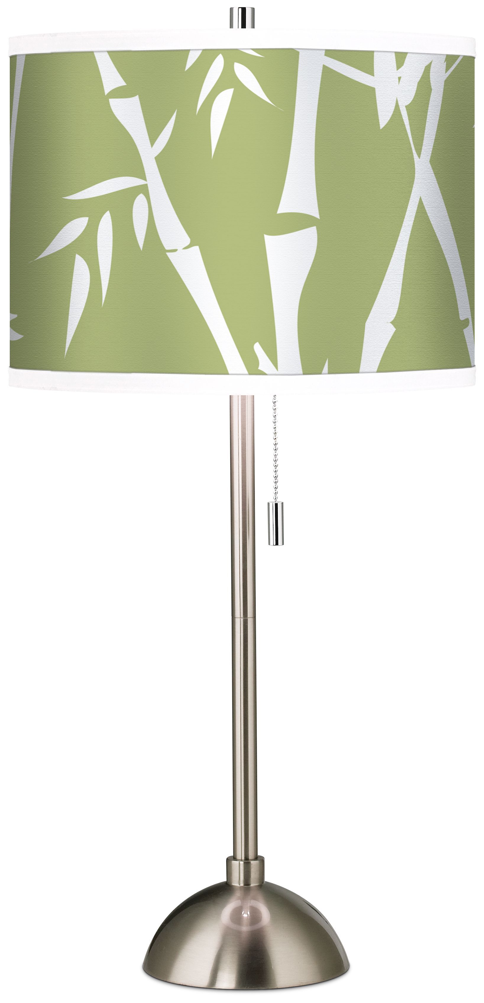 Lush Bamboo Giclee Shade Table Lamp
