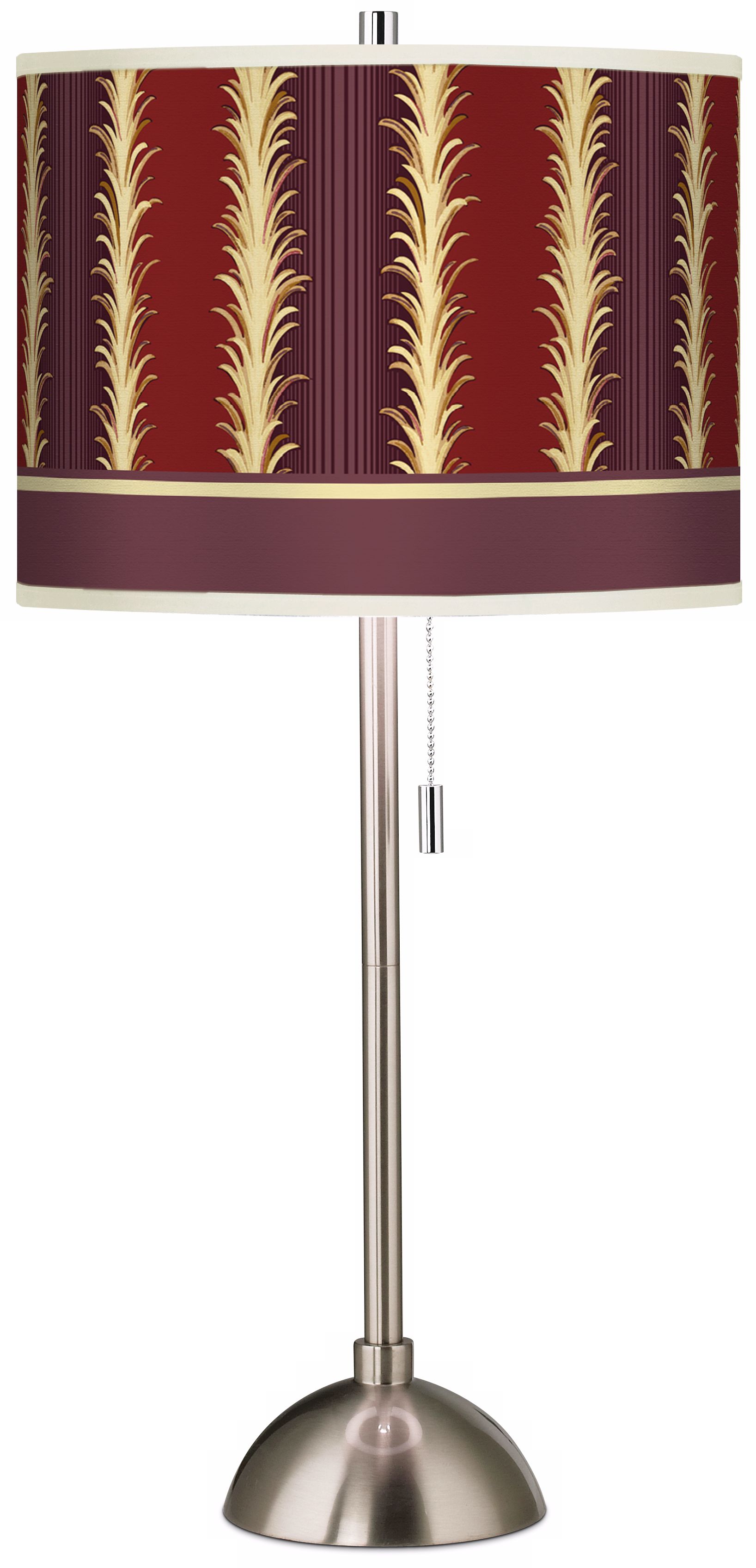 Stacy Garcia Lexington Cinnamon Stripe Giclee Table Lamp