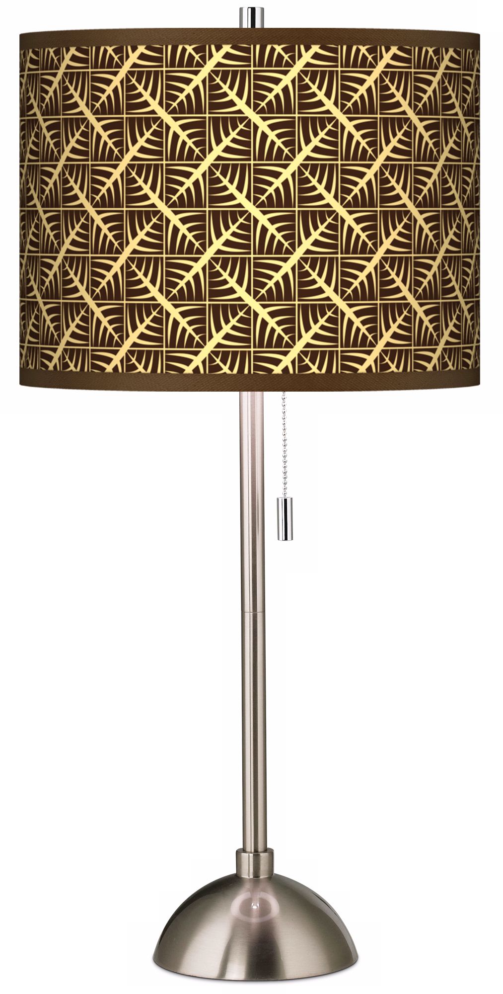 Tan Wailia Giclee Shade Table Lamp