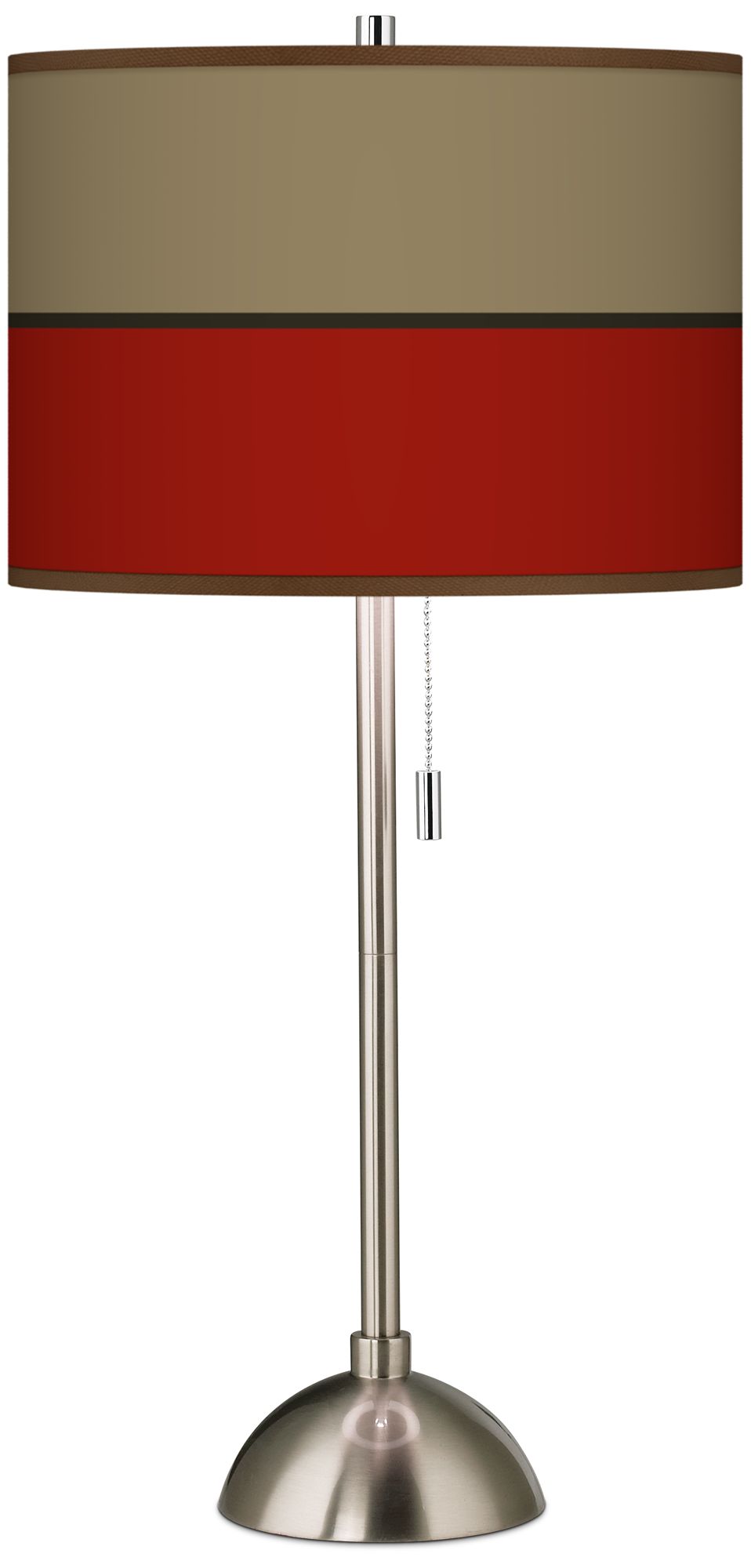 Empire Red Giclee Shade Table Lamp