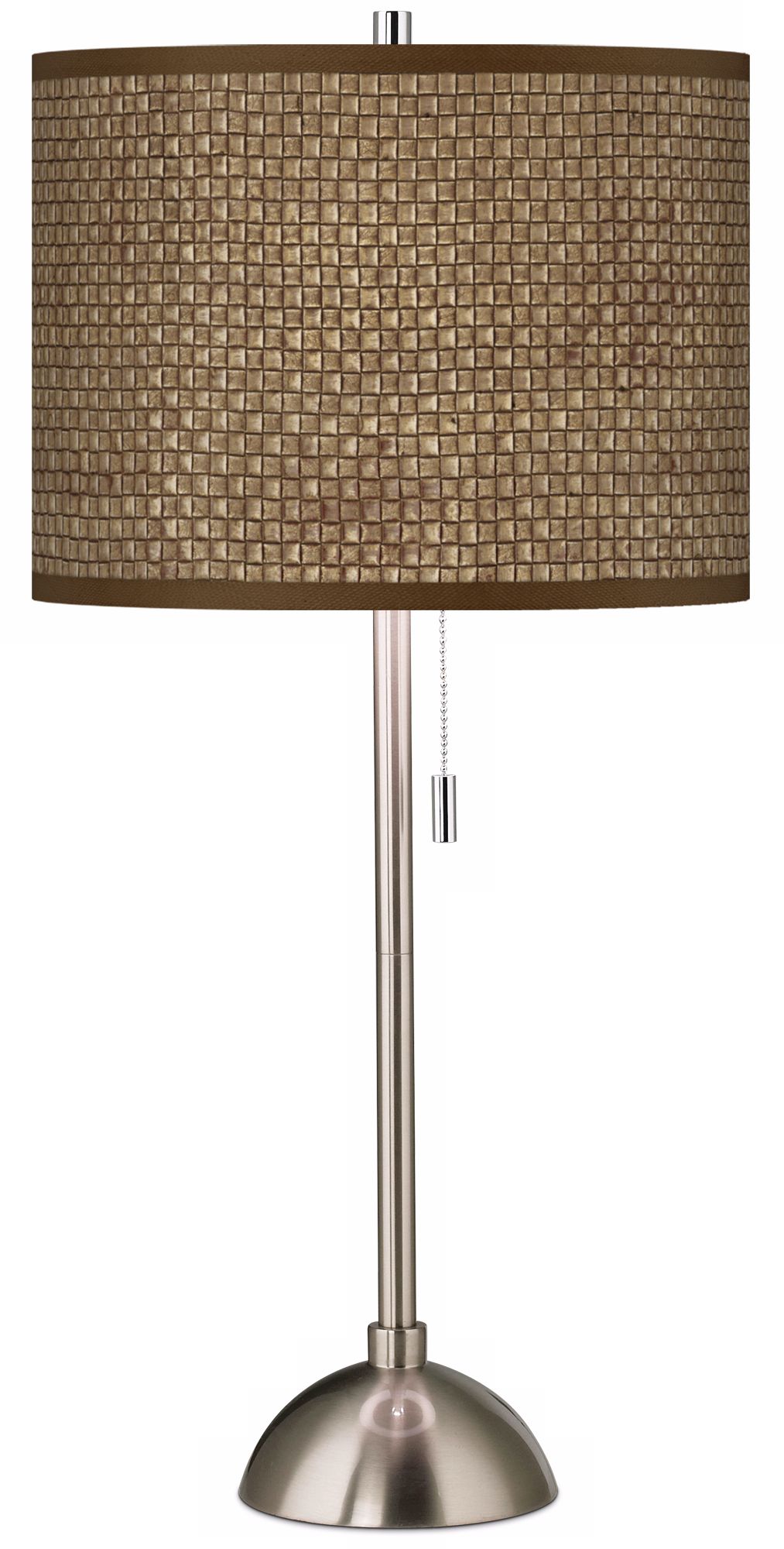 Interweave Pattern Giclee Shade Contemporary Table Lamp