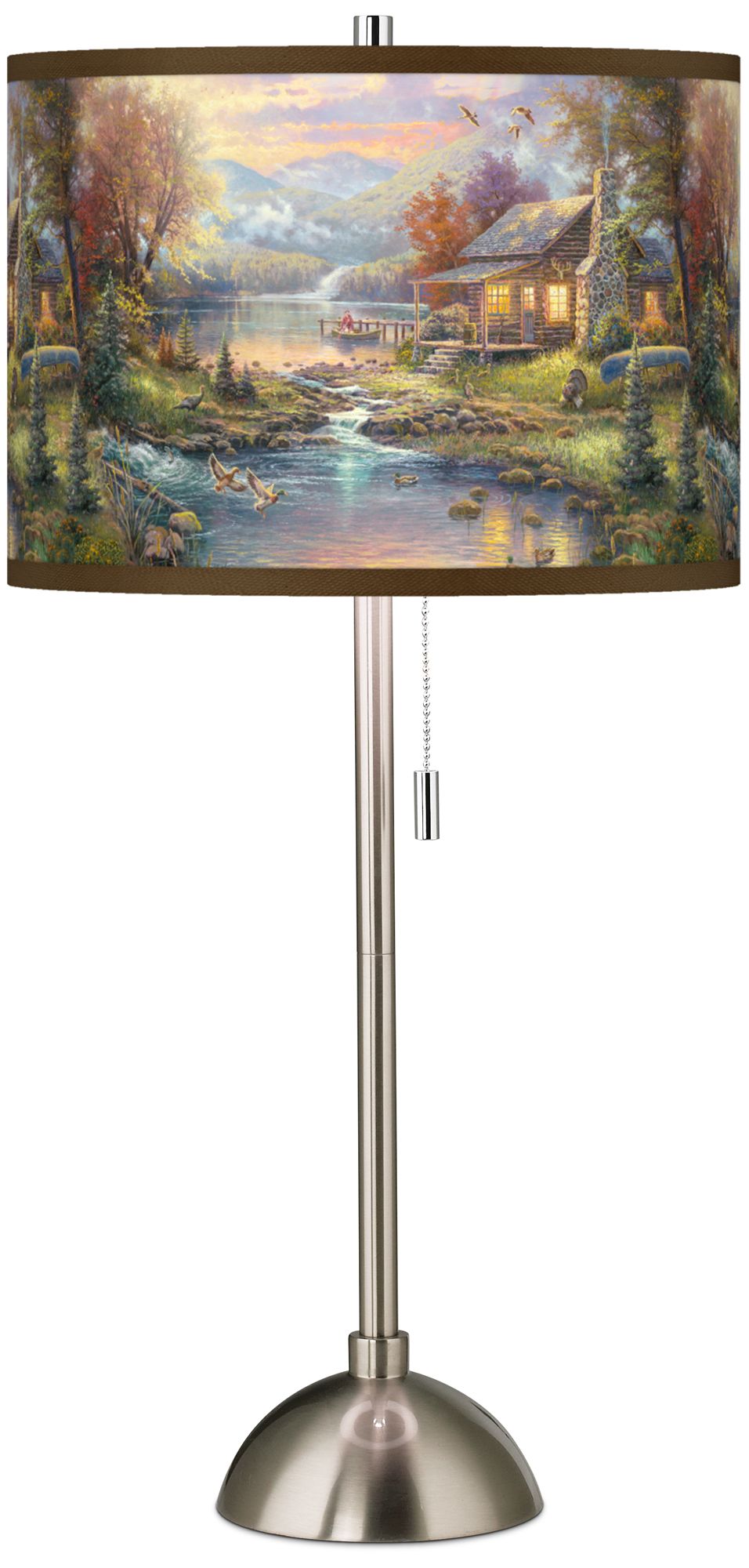 Thomas Kinkade Nature’s Paradise Table Lamp