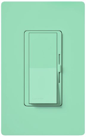 Lutron Diva SC 600W Single Pole Sea Glass Green Dimmer