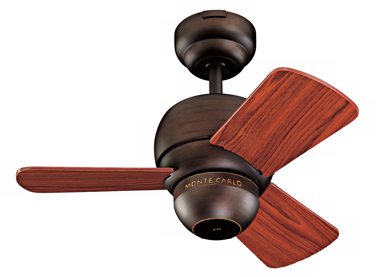24" Micro Roman Bronze Finish Ceiling Fan