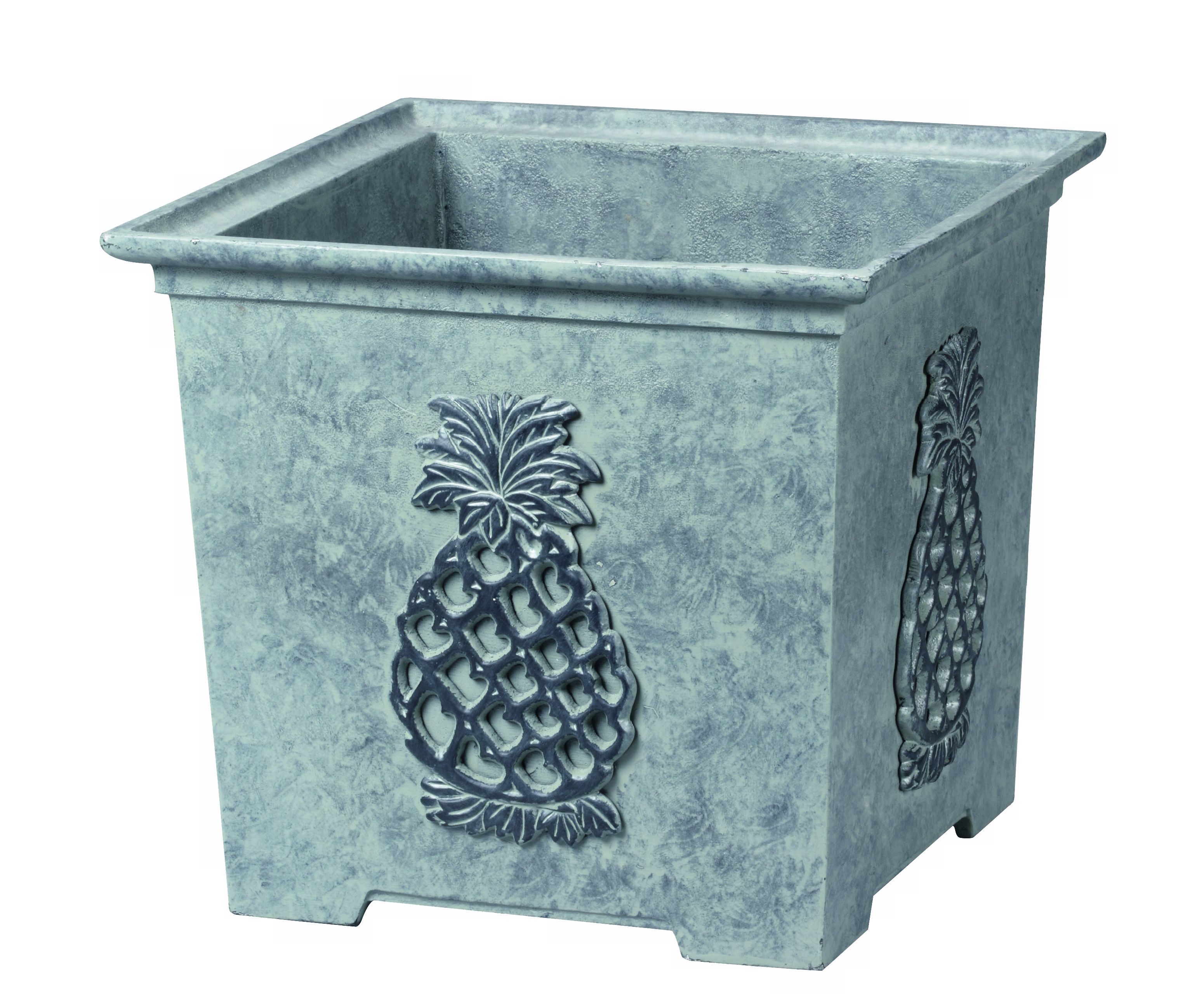 12 " High Williamsburg Square Pineapple Planter