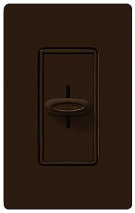 Skylark Brown 1000w Slide Dimmer
