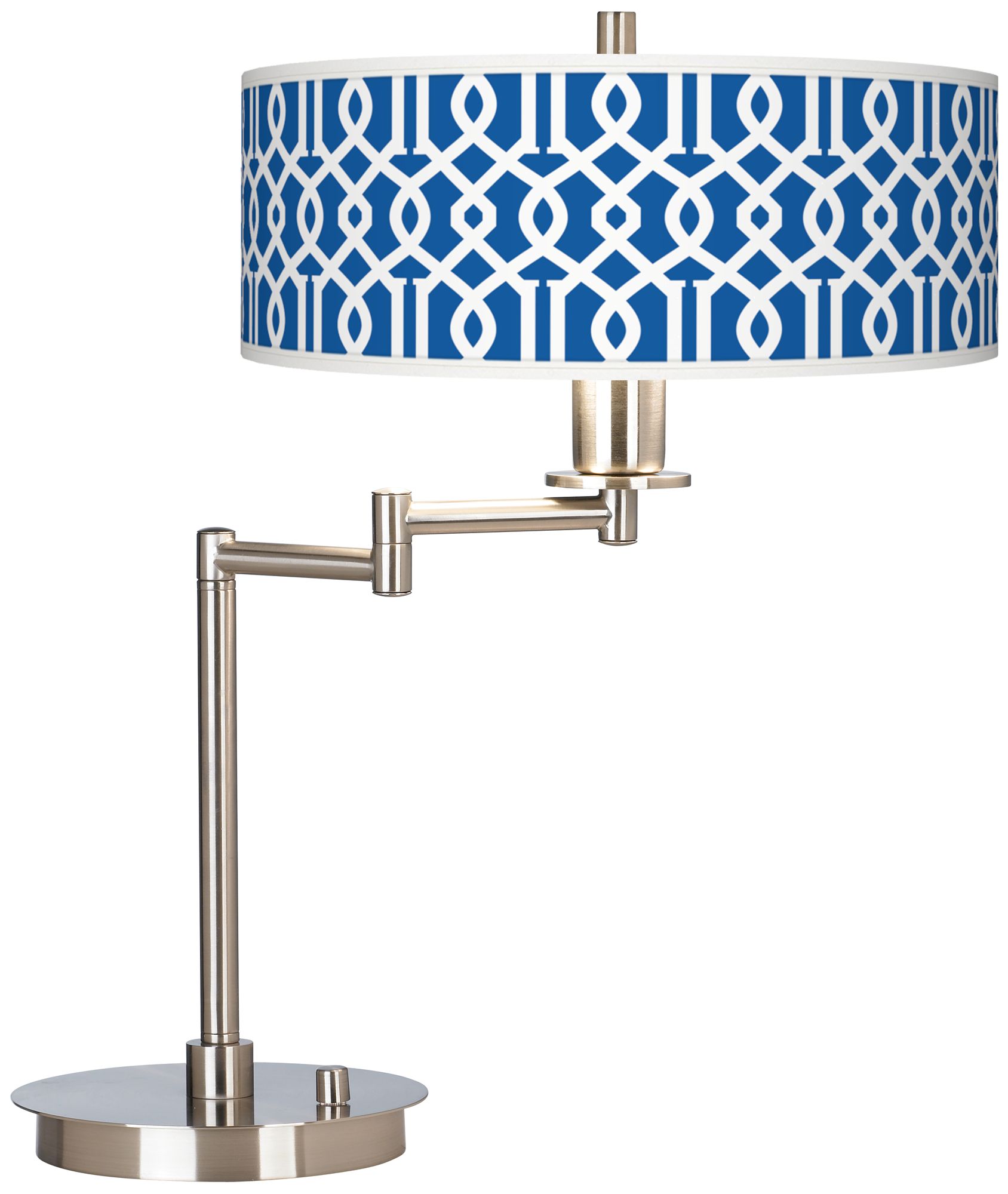 Chain Reaction Giclee CFL Swing Arm Desk Lamp