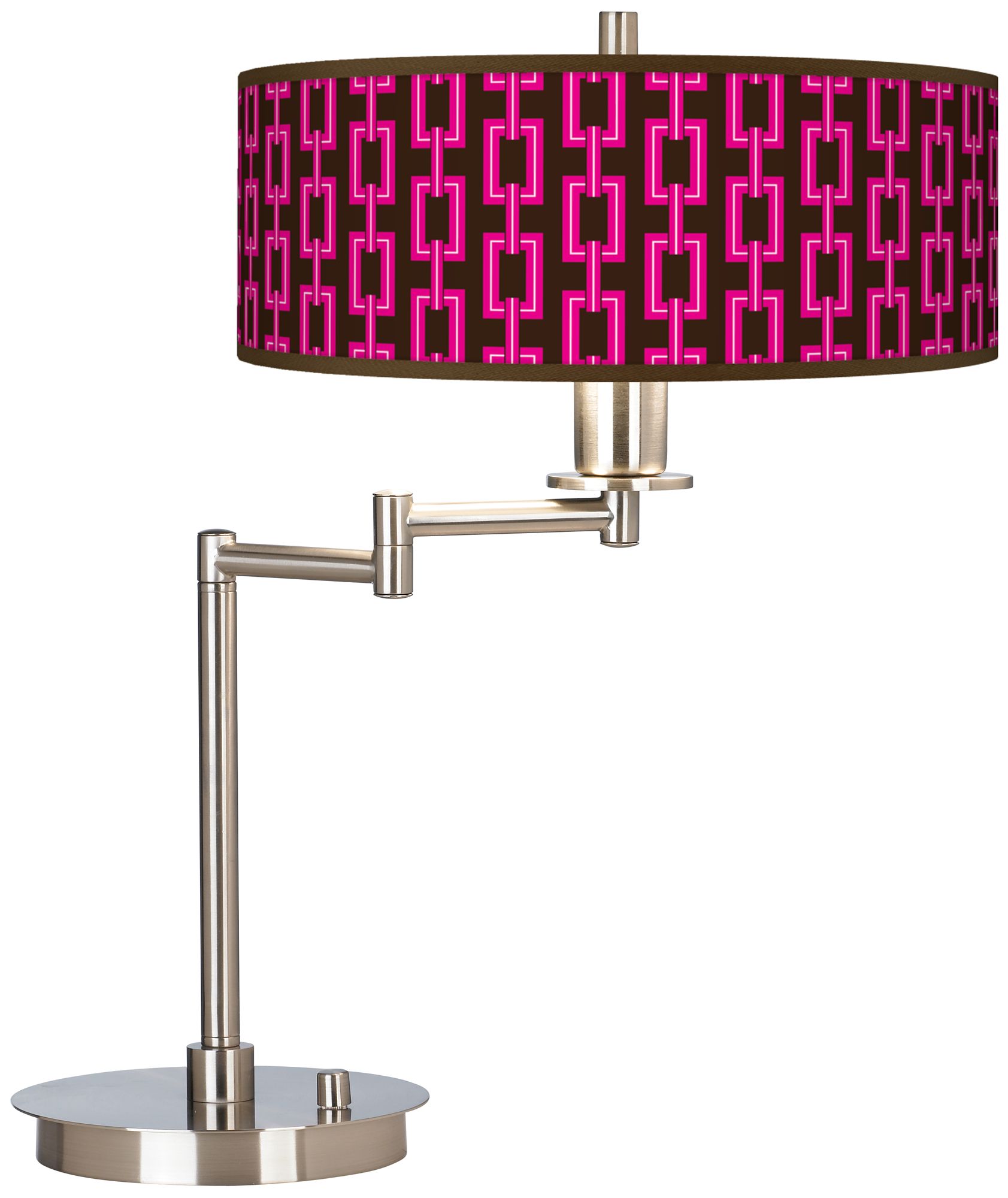 Chain Links Giclee CFL Swing Arm Desk Lamp