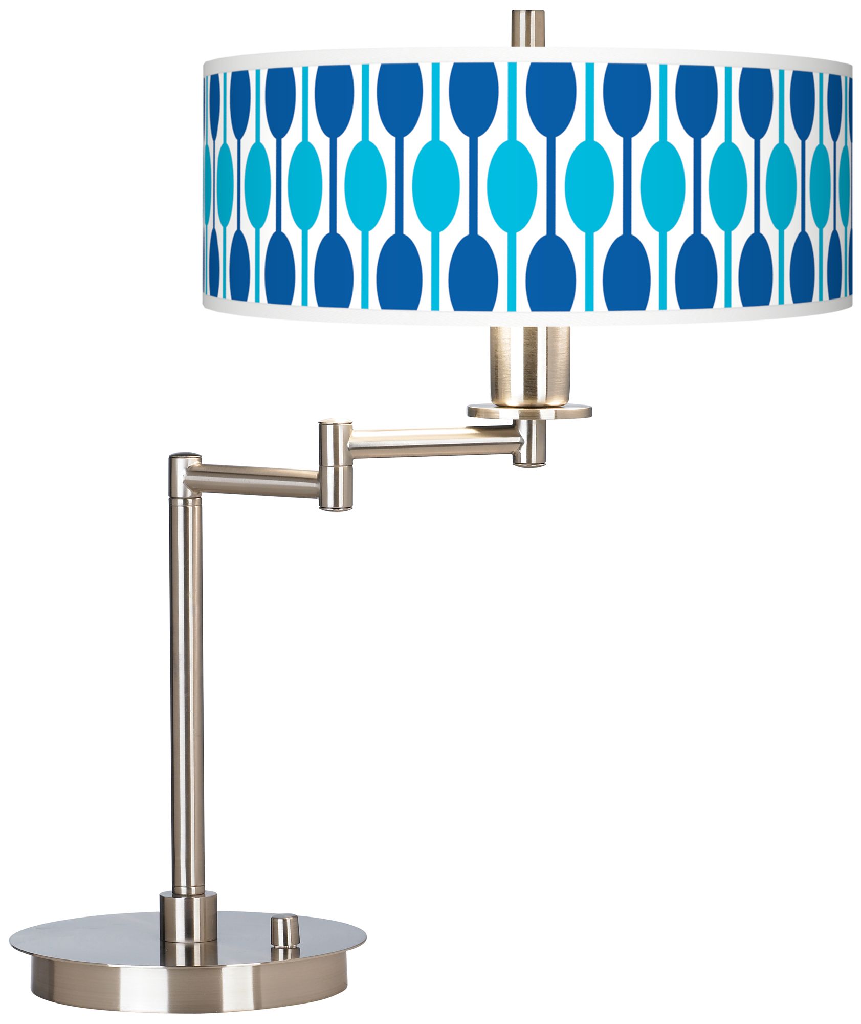 Jet Set Giclee CFL Swing Arm Desk Lamp