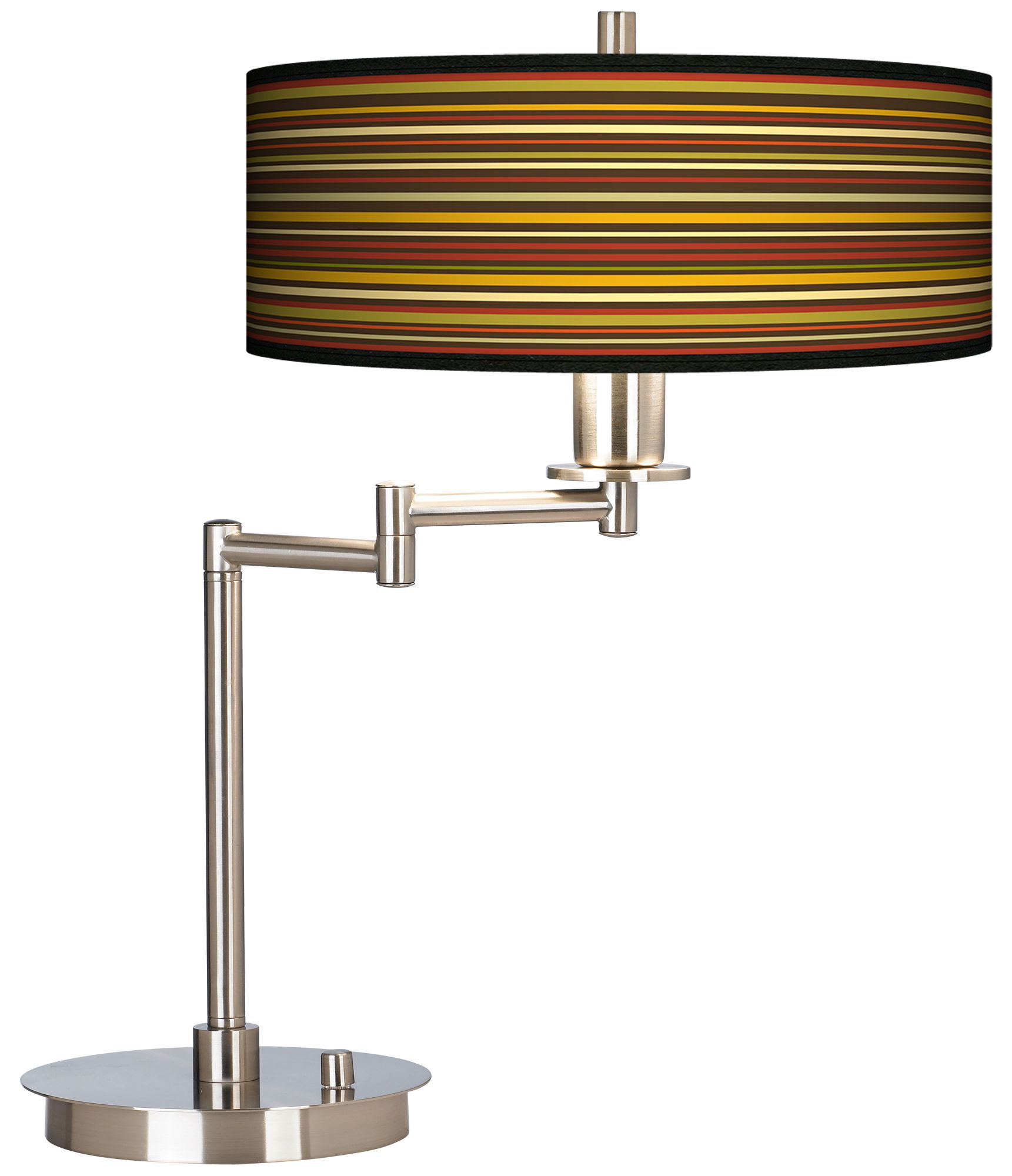 Stacy Garcia Spice Stripe Giclee CFL Swing Arm Desk Lamp