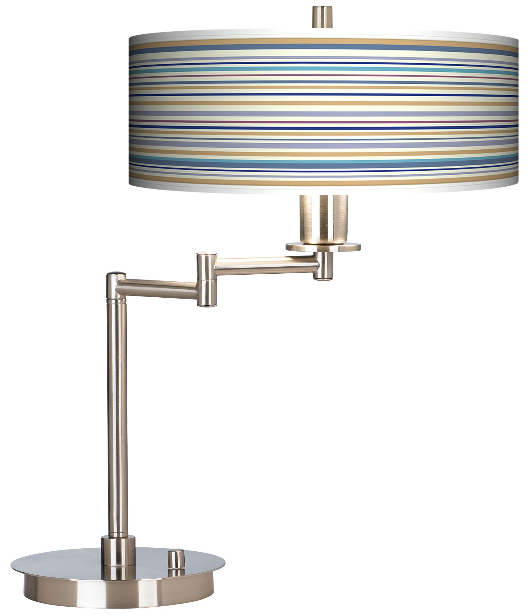 Stacy Garcia Landscape Stripe Giclee CFL Swing Arm Desk Lamp
