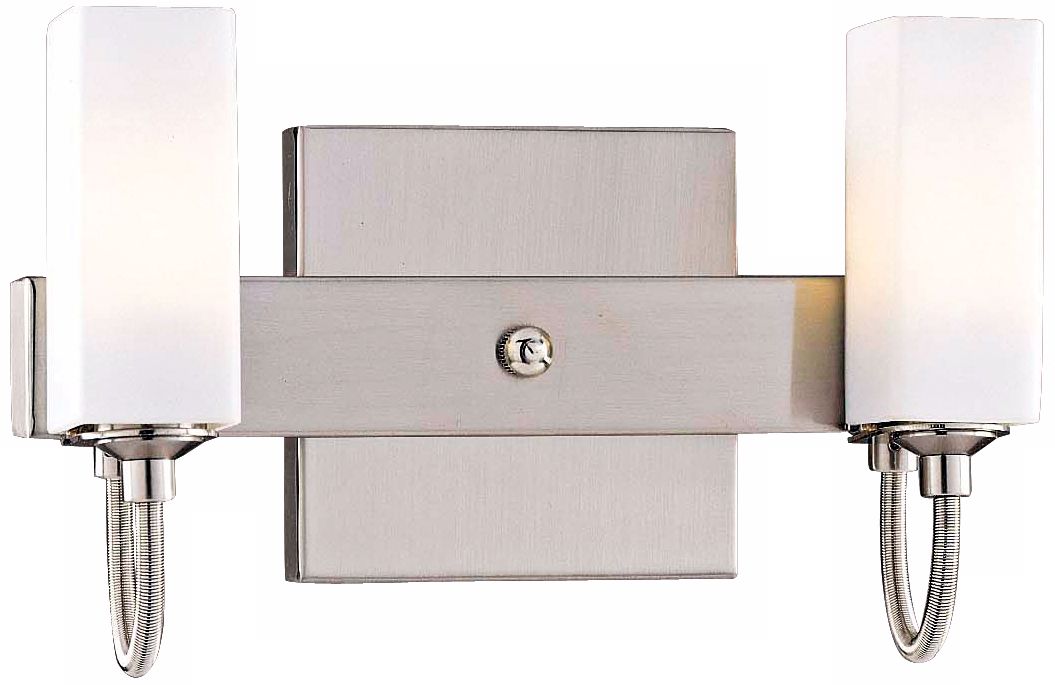 George Kovacs Nickel 10" Wide ADA Bathroom Light
