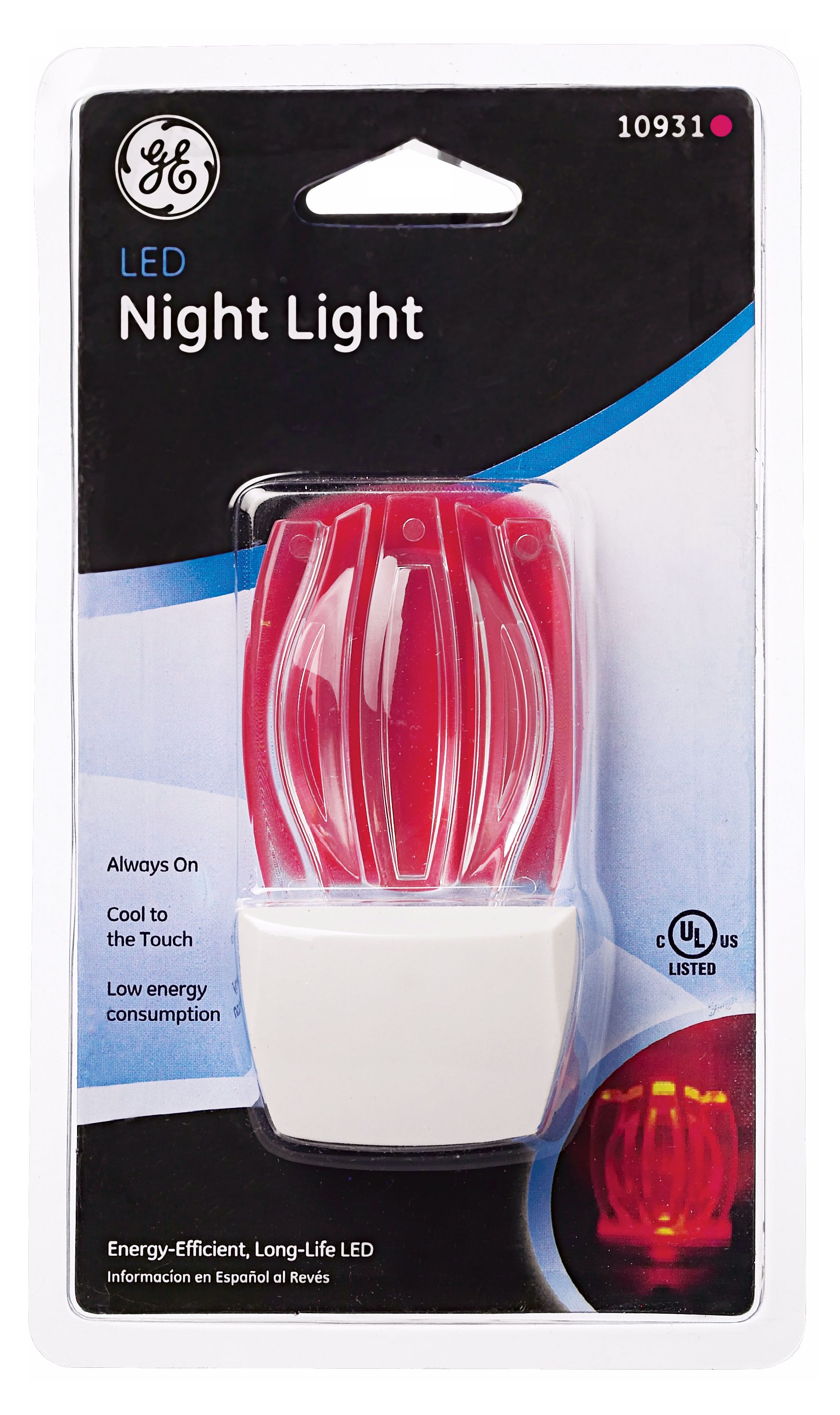 Red LED Tulip Night Light