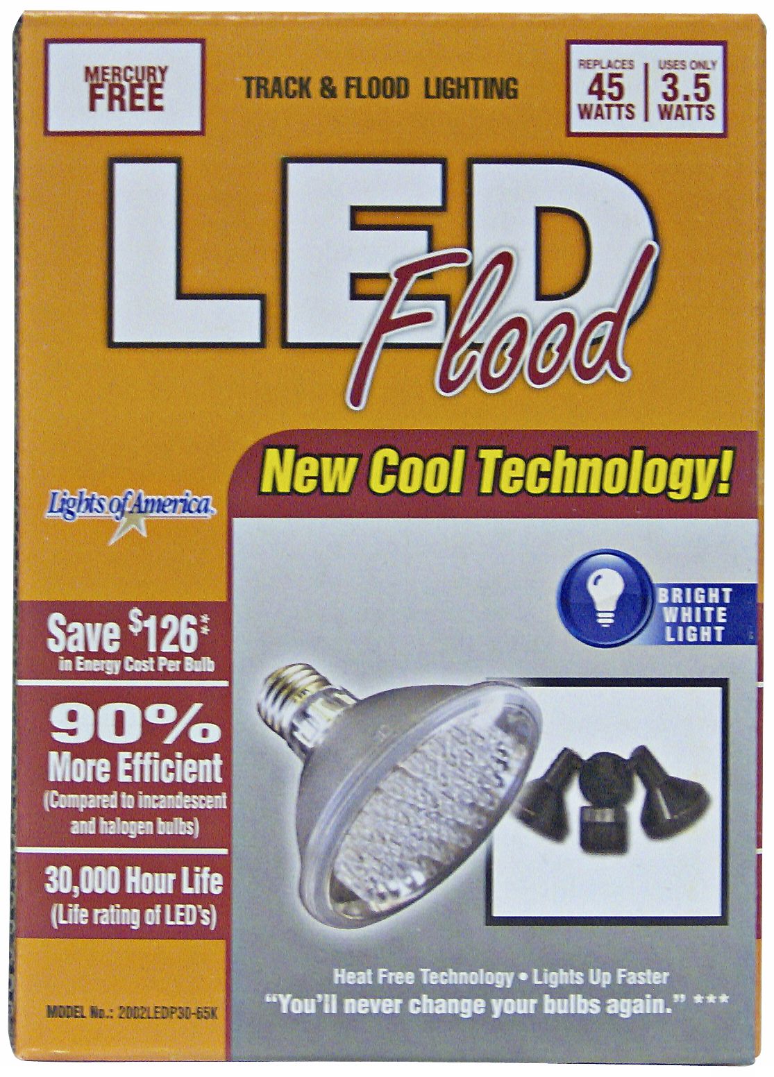 3.5 Watt PAR30 LED Flood Light Bulb