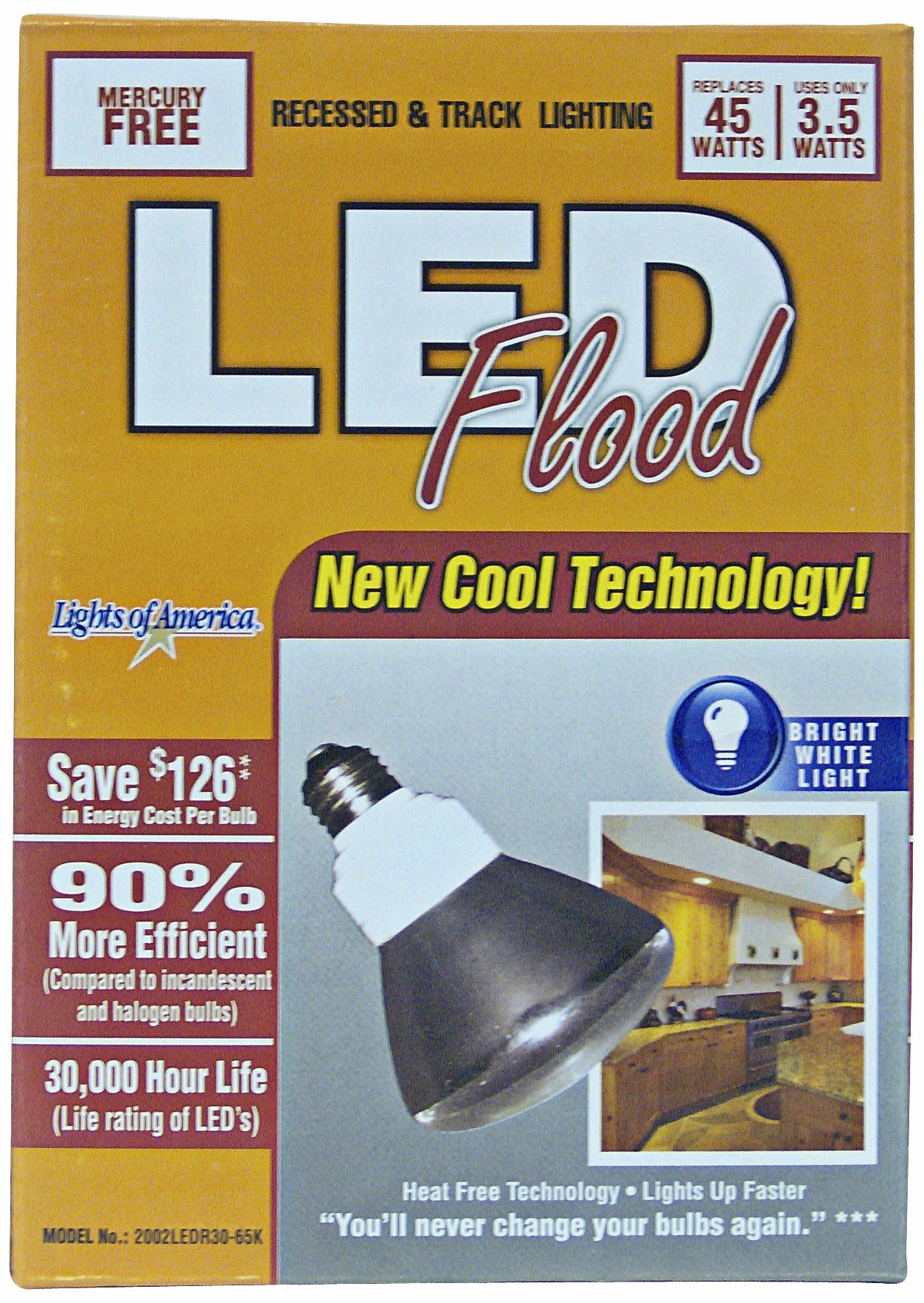 3.5 Watt R30 LED Light Bulb