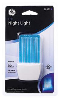 Blue LED Waterfall Night Light 61919