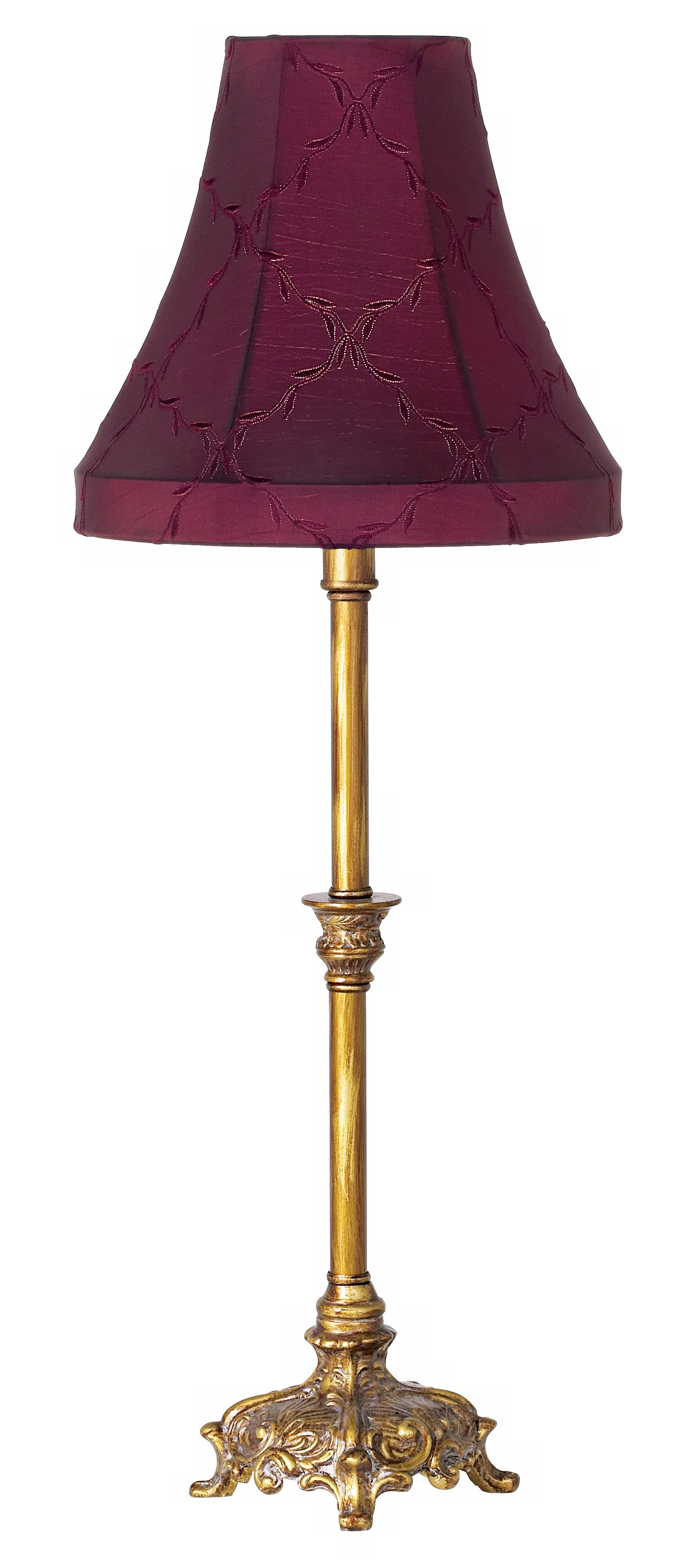 Antique Gold Candlestick Accent Lamp