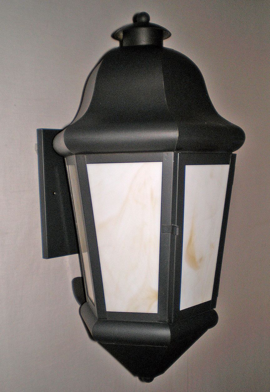 Honey Glass Energy Efficient 21" High Outdoor Wall Light