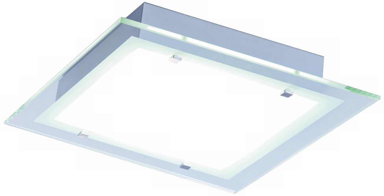 Contempra Satin Nickel 2-Light 13 1/2" Wide Ceiling Light